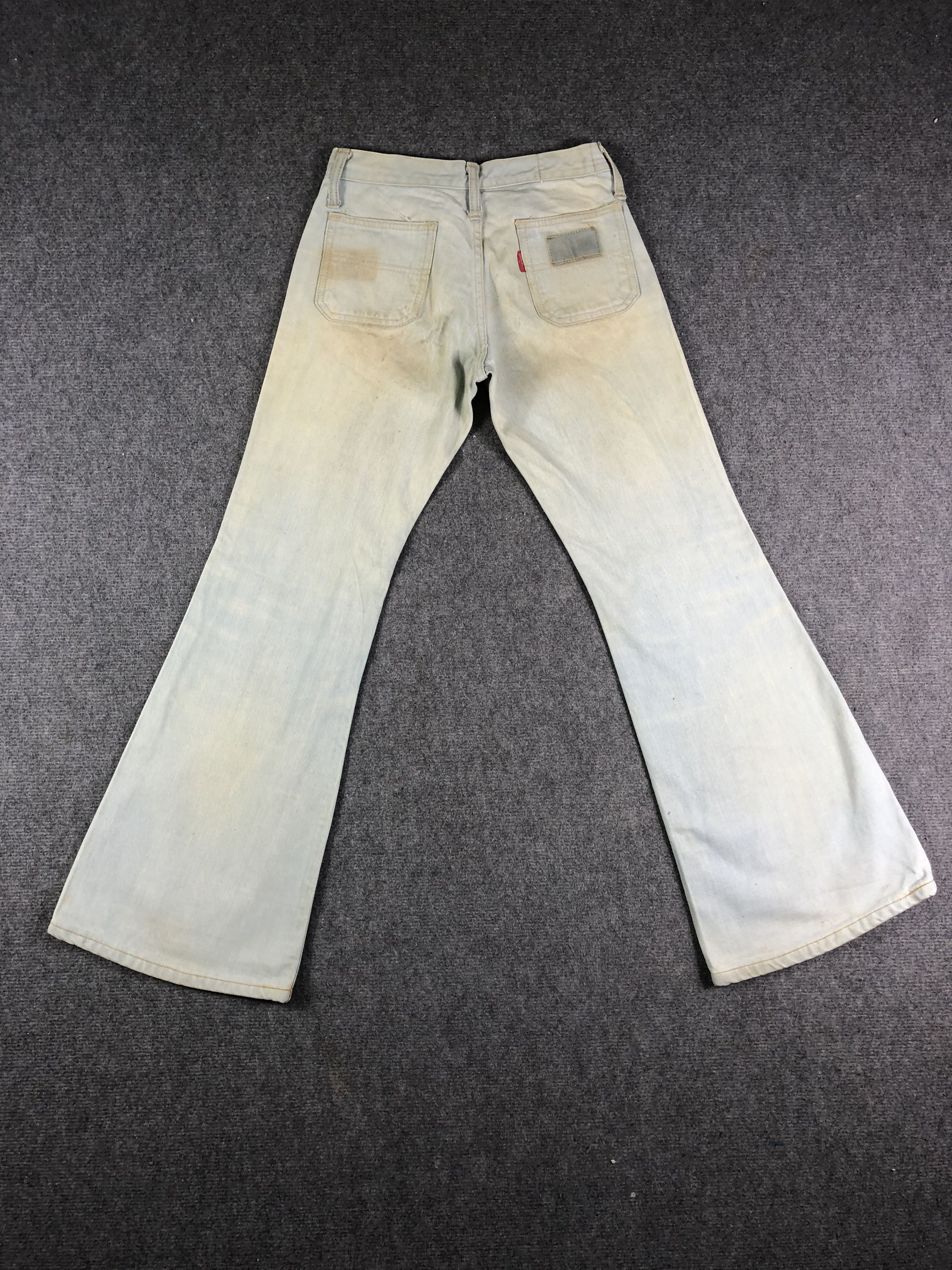 Johnbull Dirty Used Vintage John Bull Bell Bottom Bootcut Jeans Size US 28 / EU 44 - 12 Thumbnail