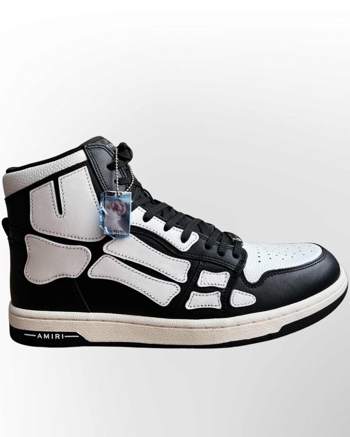Amiri Amiri SKEL-HI black white sneaker Size US 11 / EU 44 - 3 Thumbnail