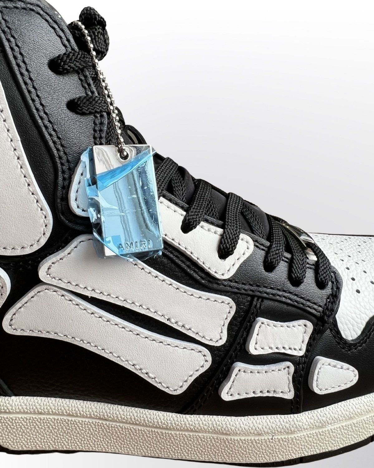 Amiri Amiri SKEL-HI black white sneaker Size US 11 / EU 44 - 7 Thumbnail