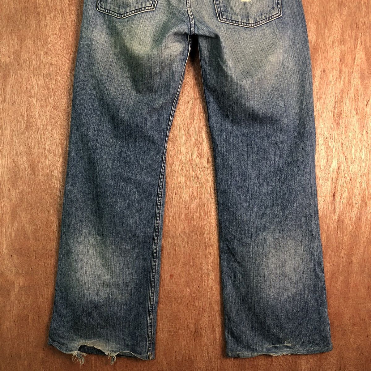 Armani Exchange DL Armani Exchange Distressed Blue Denim Pants #c277 Size US 34 / EU 50 - 11 Thumbnail