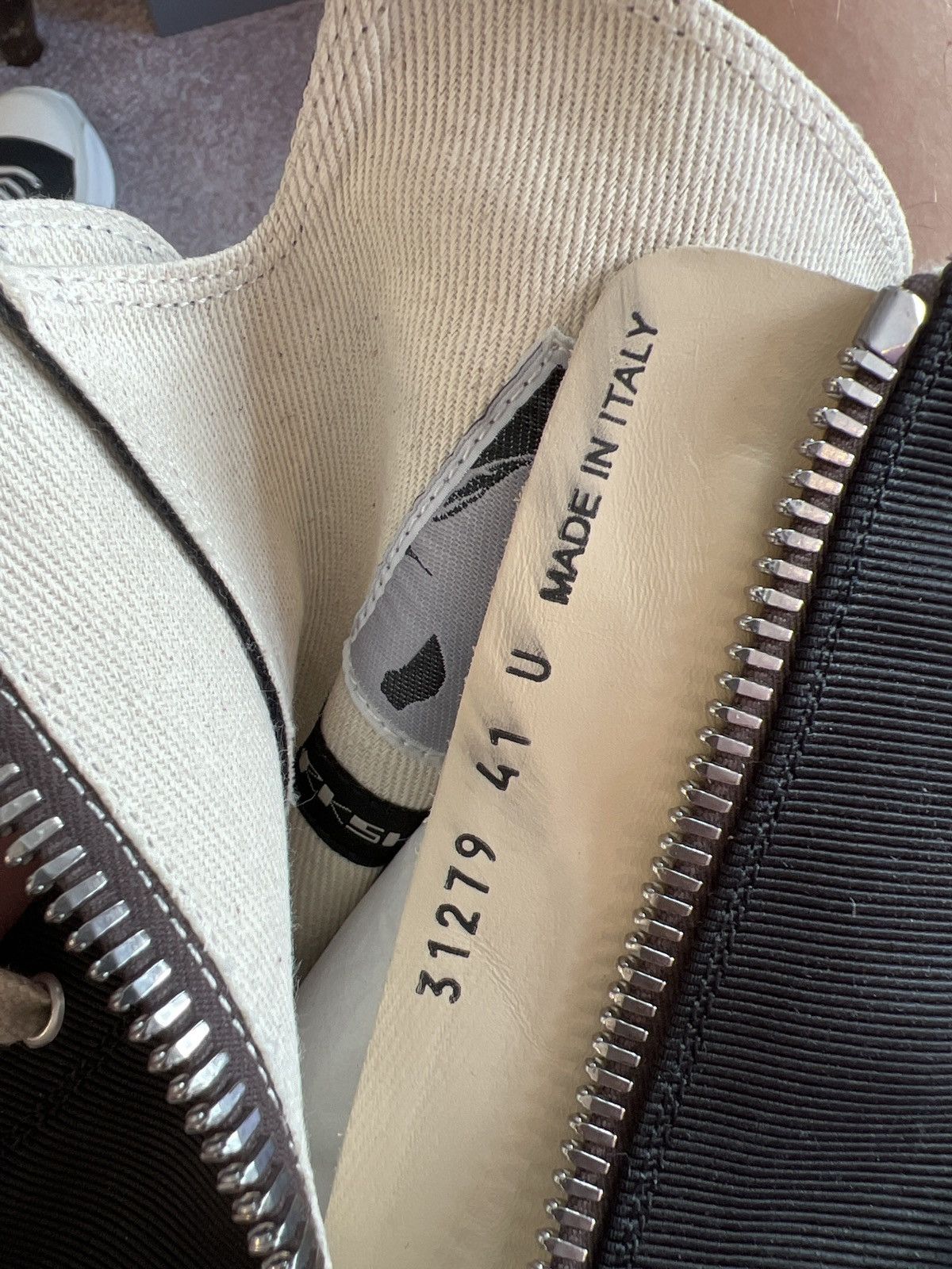 Rick Owens Rick Owens DRKSHDW FW21 Abstract Ramones Size US 8 / EU 41 - 13 Thumbnail