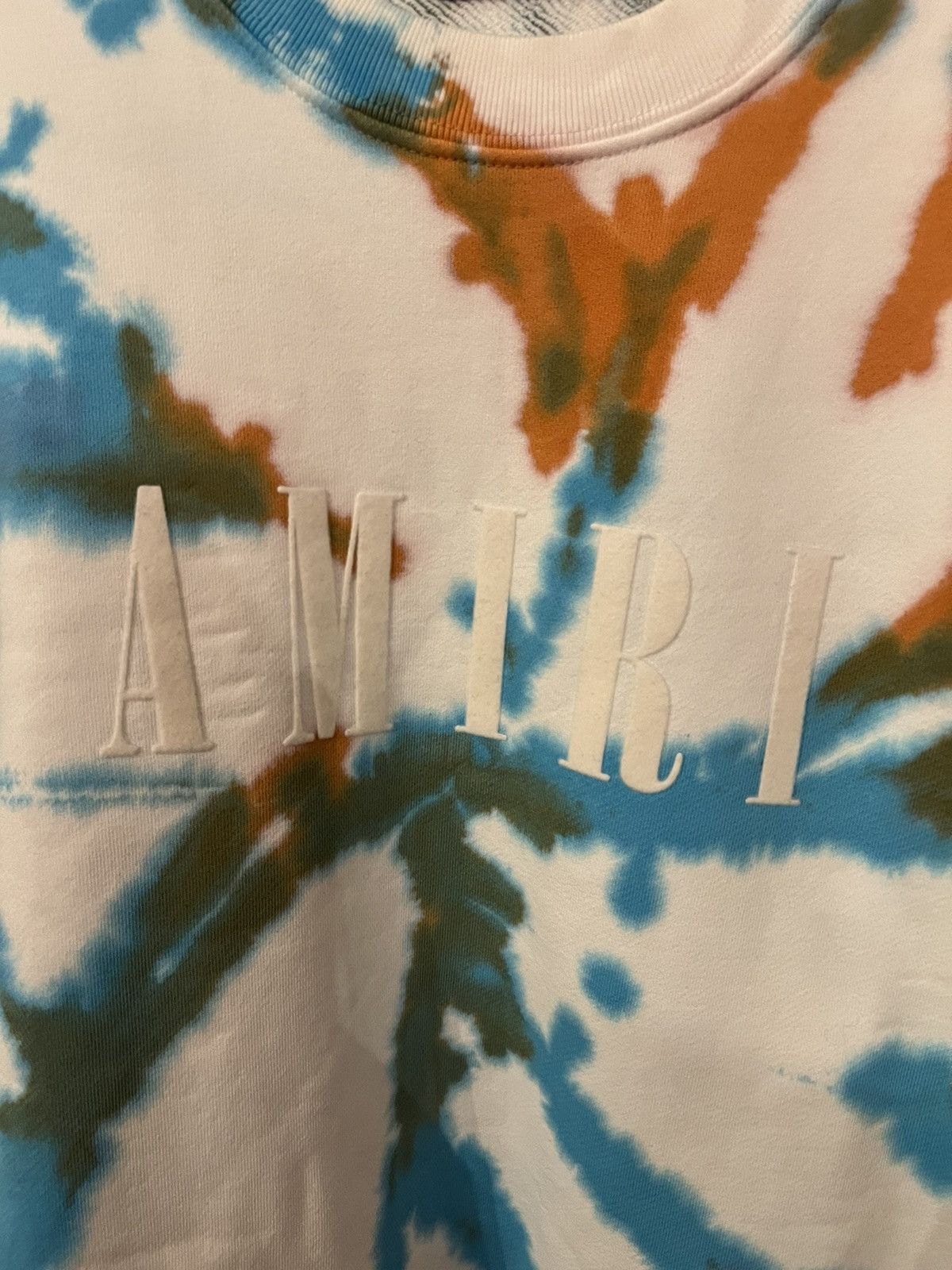 Amiri Multicolor Tie Dye Oversized Cotton Sweatshirt Size US S / EU 44-46 / 1 - 3 Thumbnail