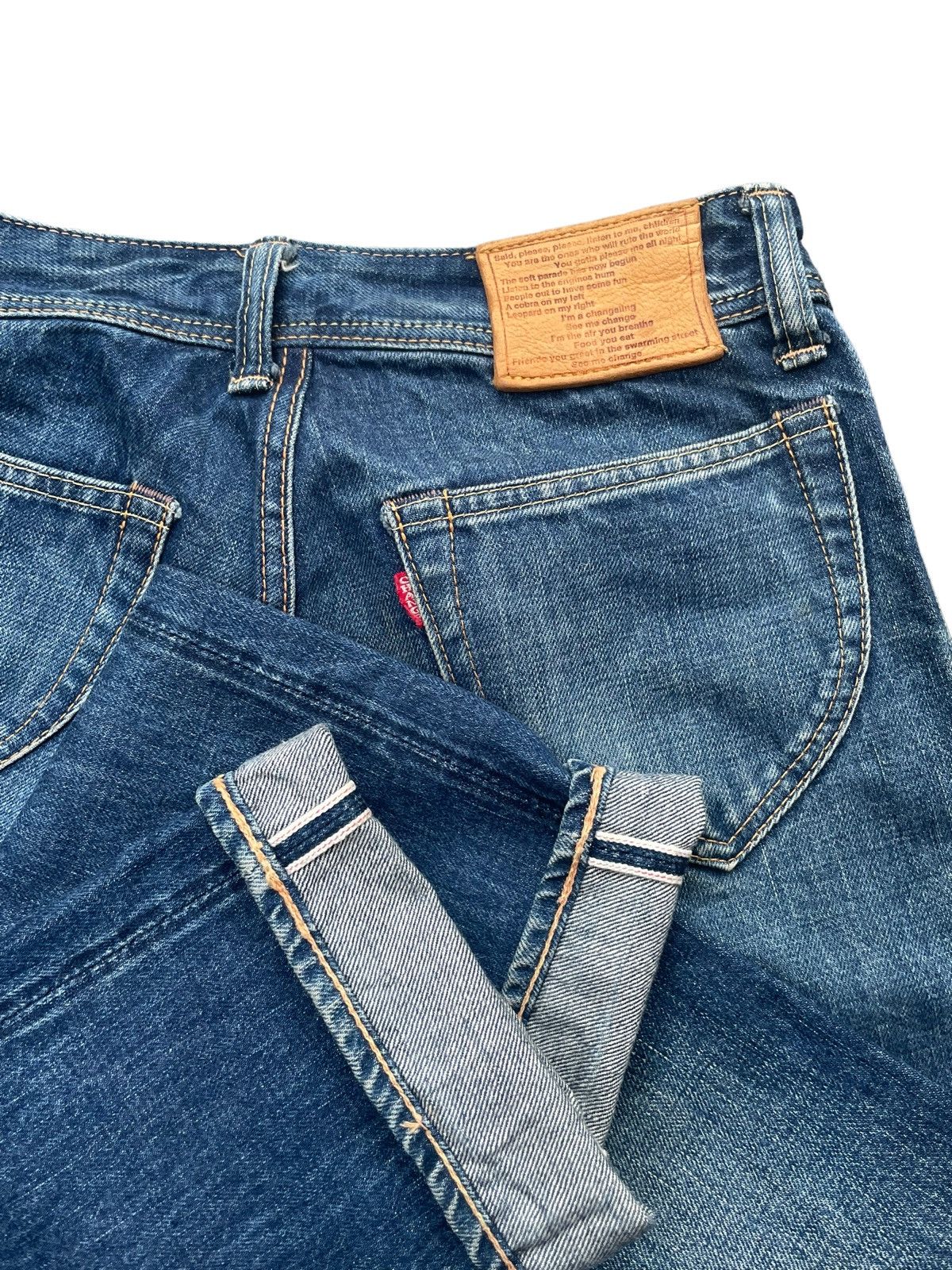 Japanese Brand Vintage Change Selvedge Denim Size 30" / US 8 / IT 44 - 10 Thumbnail