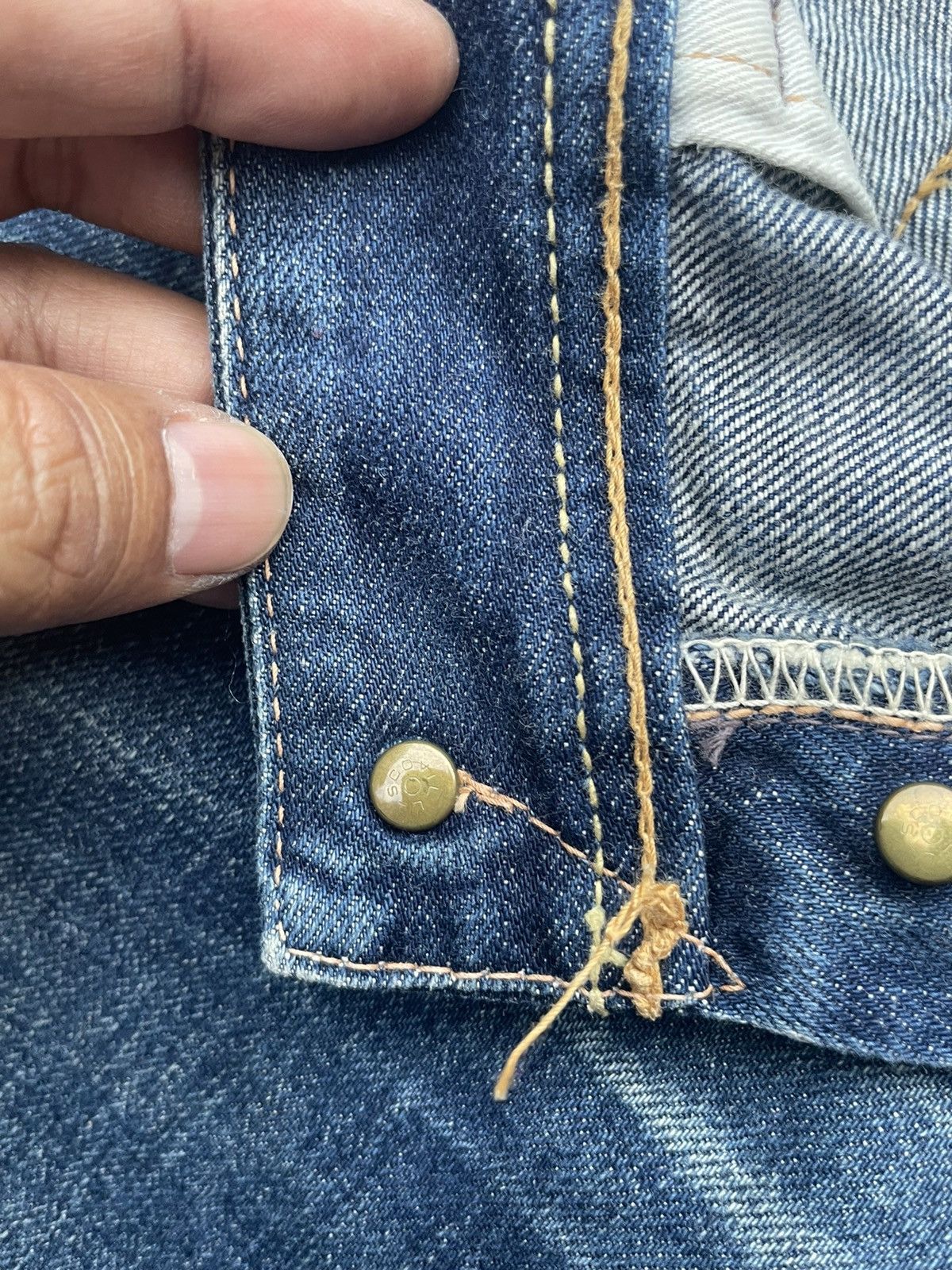 Japanese Brand Vintage Change Selvedge Denim Size 30" / US 8 / IT 44 - 17 Thumbnail