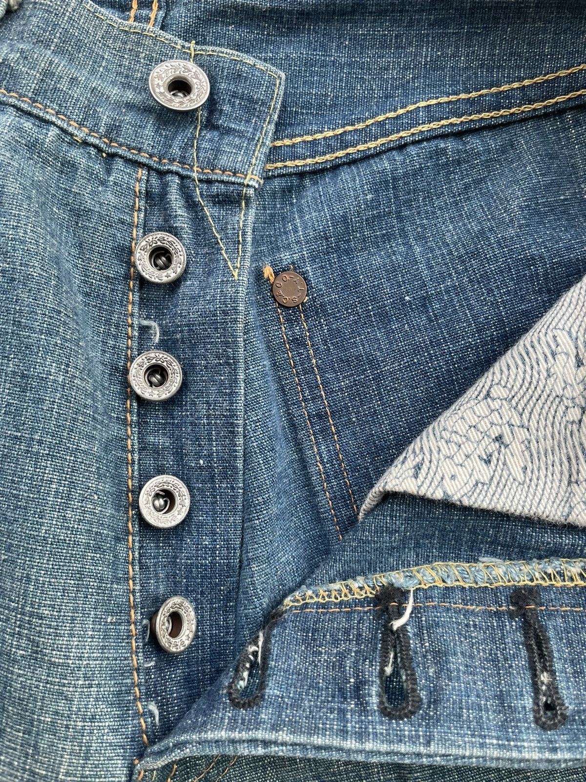 Japanese Brand Sugar Cane Okinawa Selvedge Denim Size US 29 - 23 Thumbnail