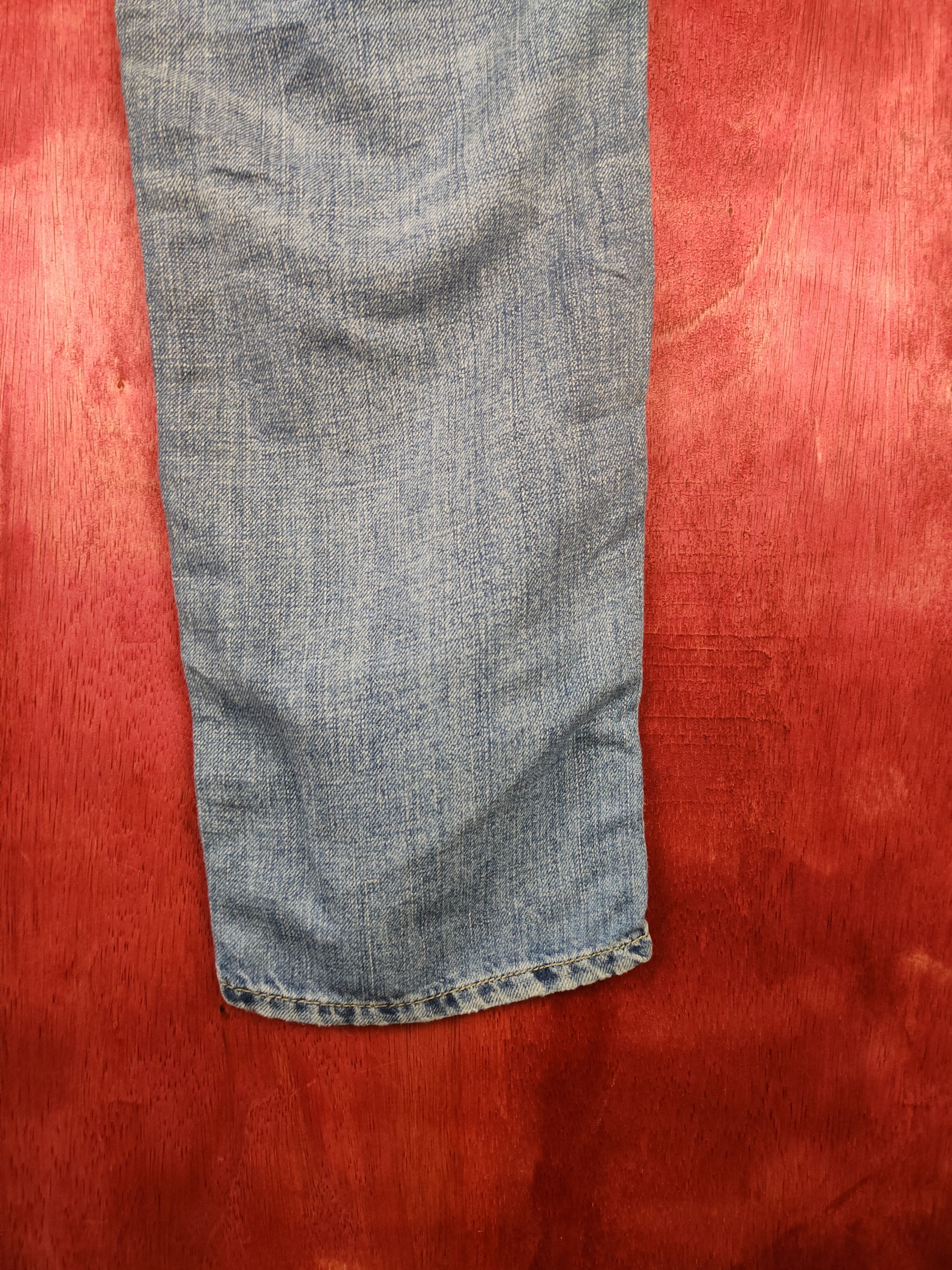 Japanese Brand DL Hilfiger Blue Ripped Distressed Soft Denim #5954 Size 28" / US 6 / IT 42 - 11 Thumbnail