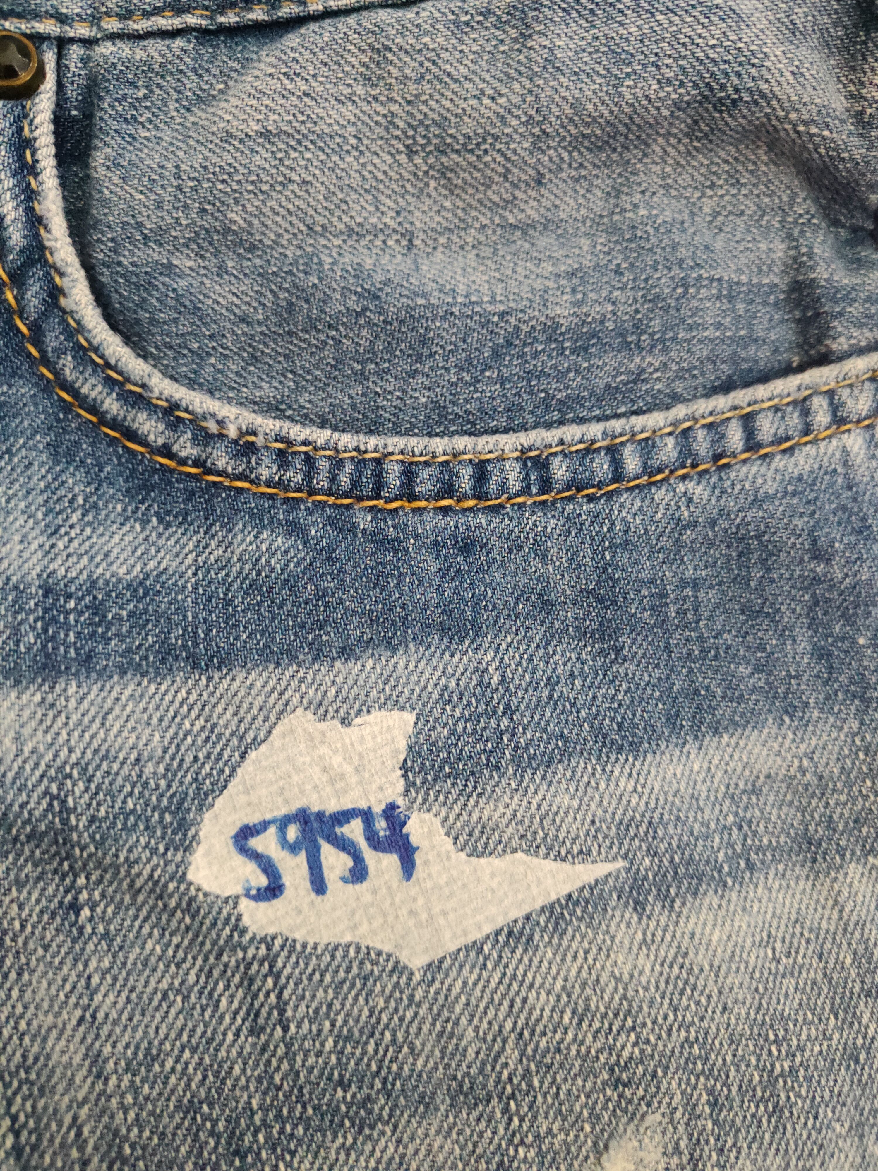 Japanese Brand DL Hilfiger Blue Ripped Distressed Soft Denim #5954 Size 28" / US 6 / IT 42 - 15 Thumbnail