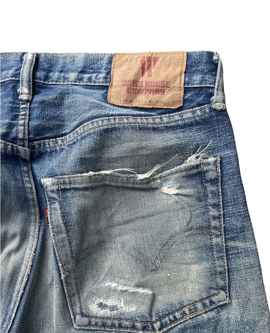 Vintage Vintage Warehouse Co Selvedge Denim Size US 31 - 9 Thumbnail