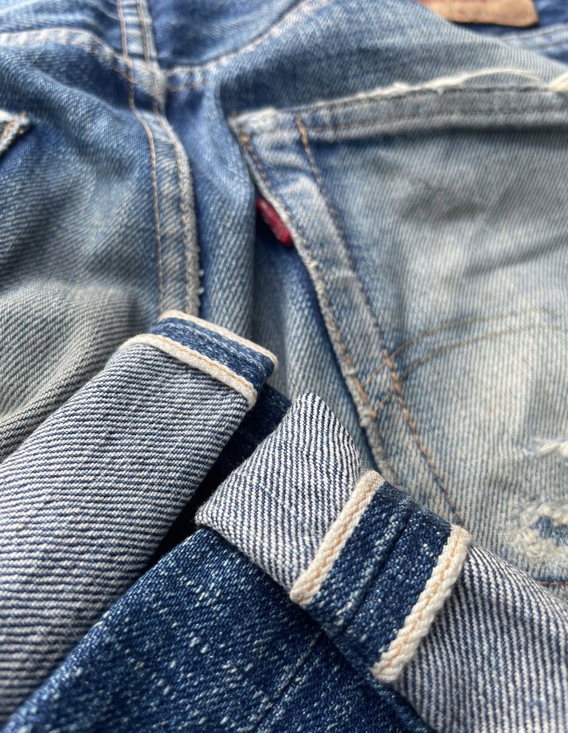 Vintage Vintage Warehouse Co Selvedge Denim Size US 31 - 11 Thumbnail