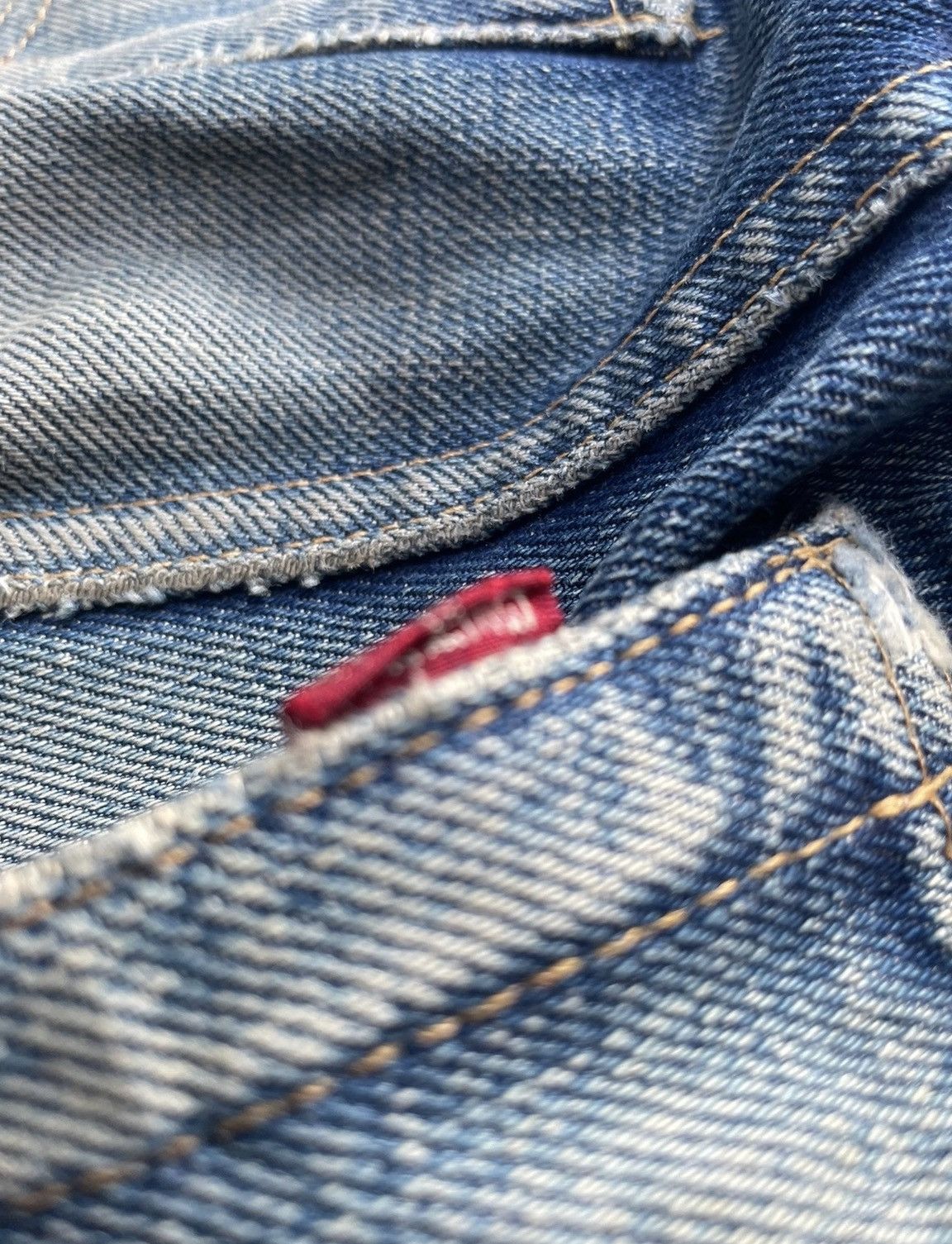 Vintage Vintage Warehouse Co Selvedge Denim Size US 31 - 13 Thumbnail