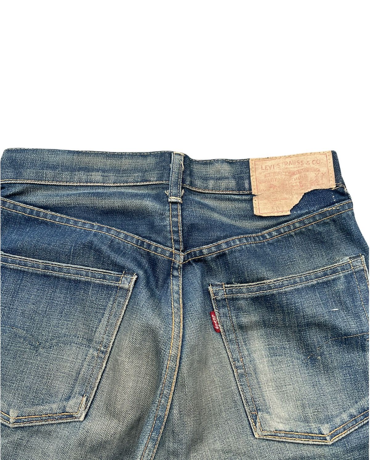 Levi's Vintage Levis 2001 501 E 1966 Selvedge Denim Size US 28 / EU 44 - 15 Thumbnail
