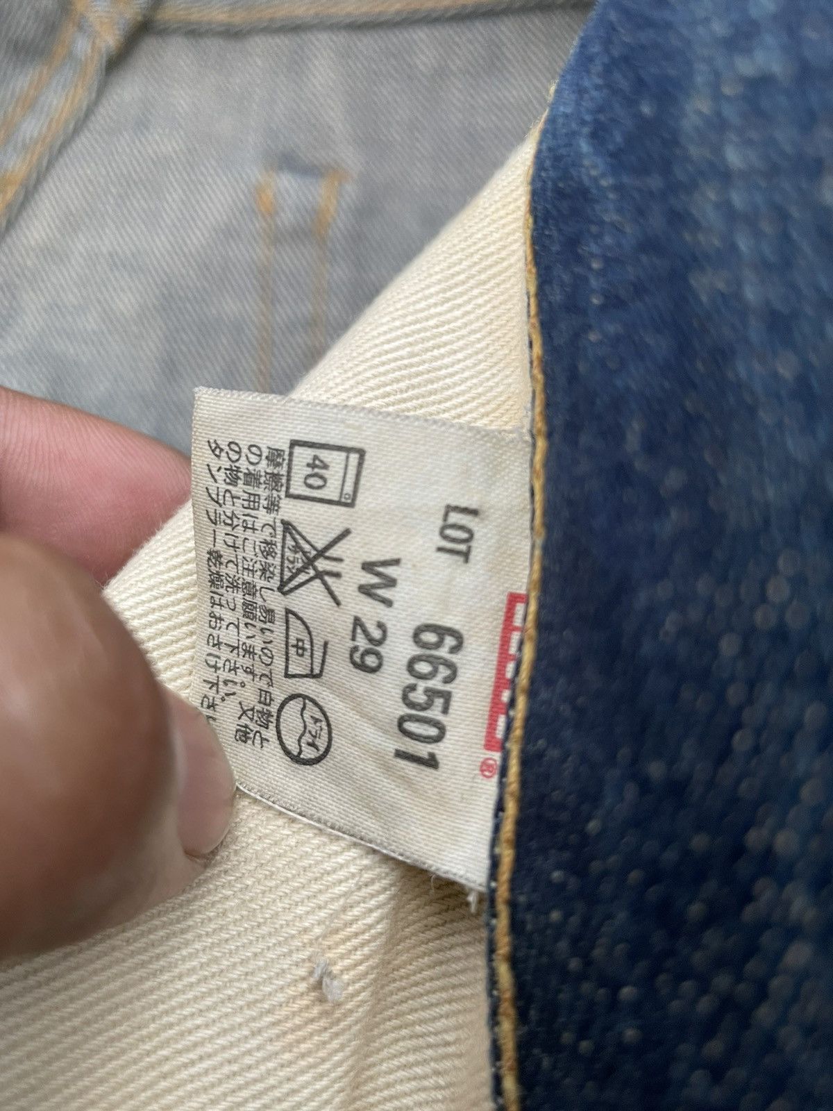 Levi's Vintage Levis 2001 501 E 1966 Selvedge Denim Size US 28 / EU 44 - 19 Thumbnail