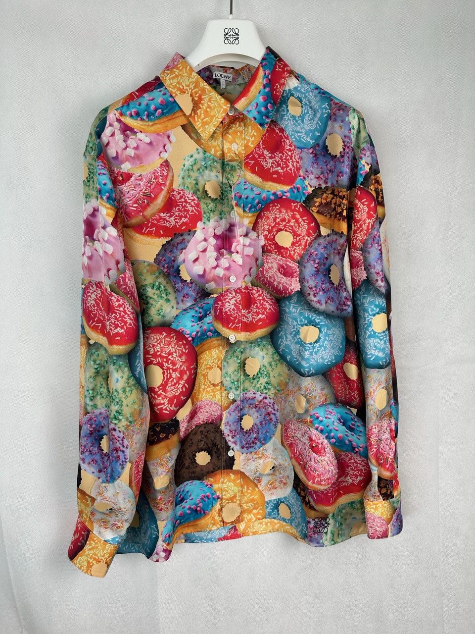 Loewe LOEWE SILK Doughnut 🍩 Shirt sz 41 Size US L / EU 52-54 / 3 - 1 Thumbnail