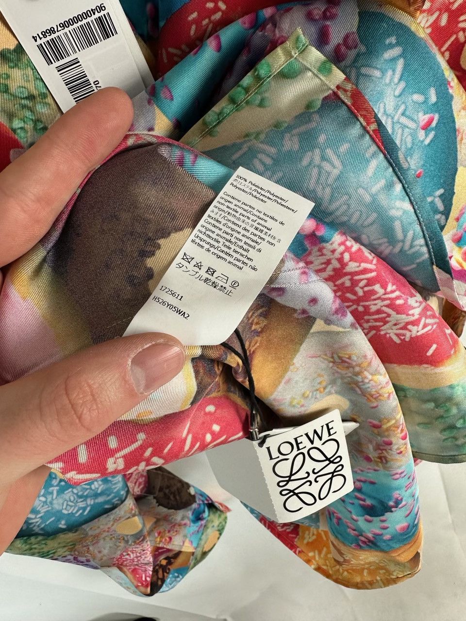 Loewe LOEWE SILK Doughnut 🍩 Shirt sz 41 Size US L / EU 52-54 / 3 - 5 Thumbnail