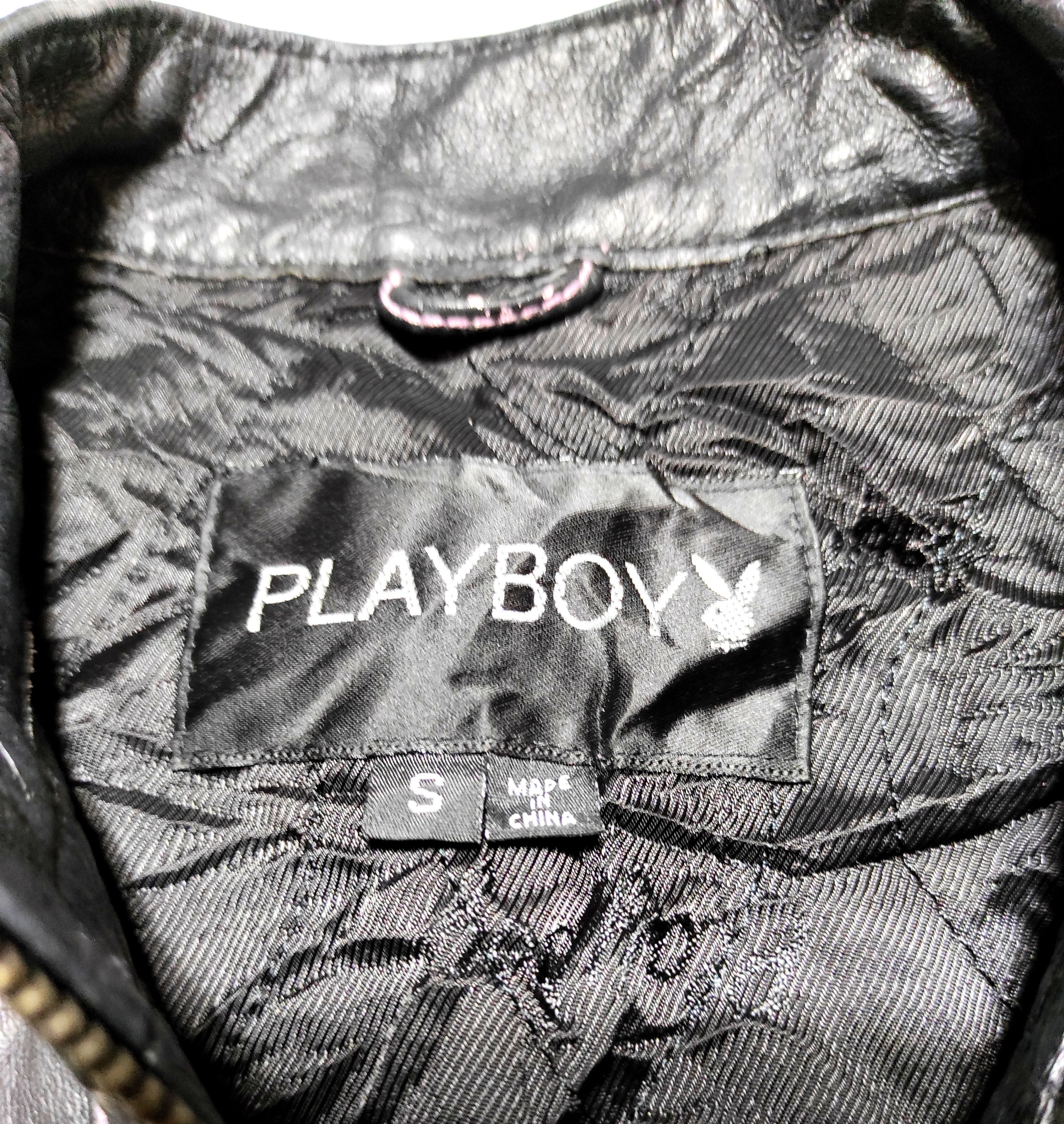 Playboy Beautiful Playboy Leather Jacket Embriodered Logo Size S / US 4 / IT 40 - 8 Thumbnail