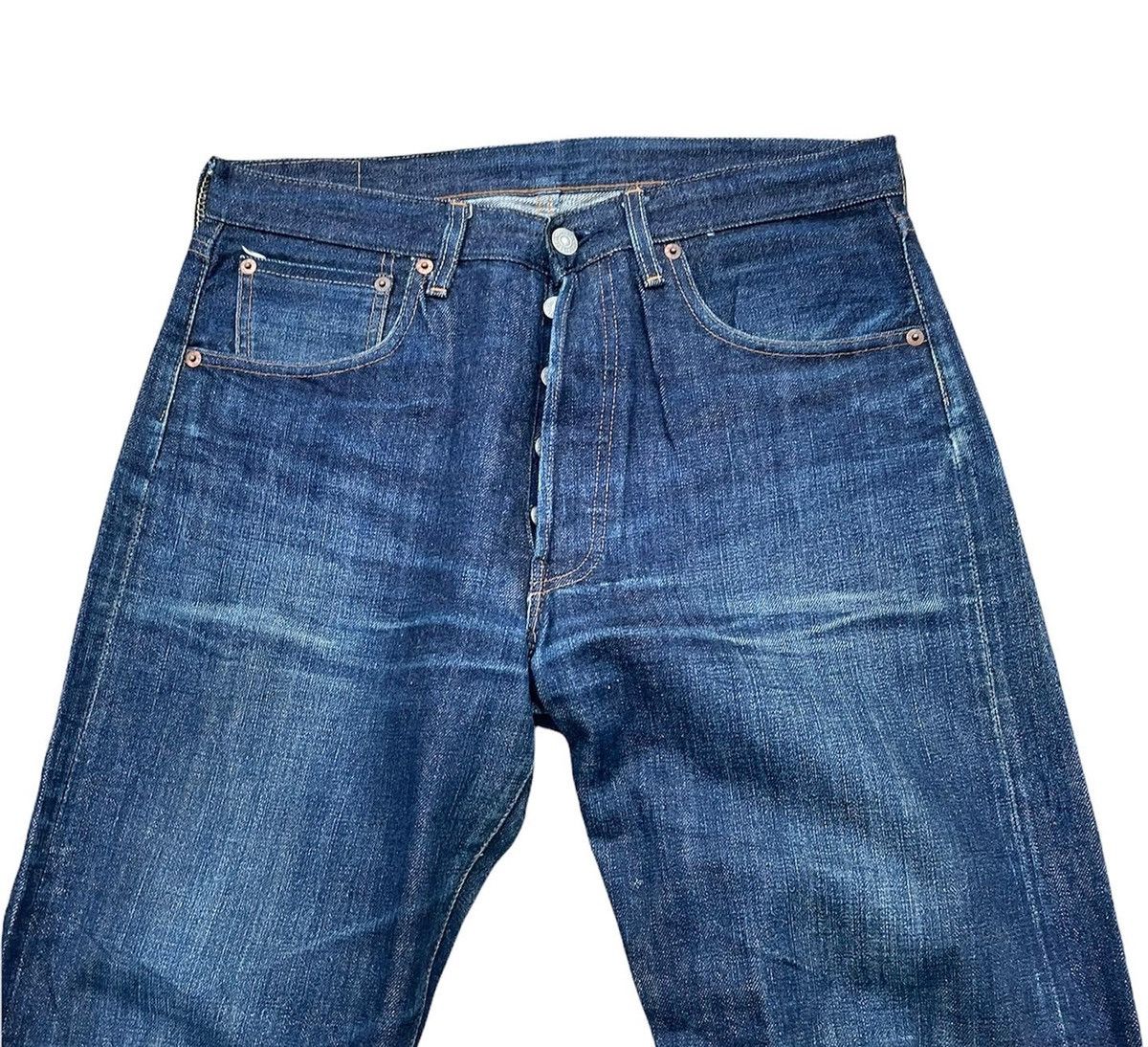 Levi's Vintage Levis 1999 501XX E 1955 Selvedge Denim Size US 32 / EU 48 - 3 Thumbnail