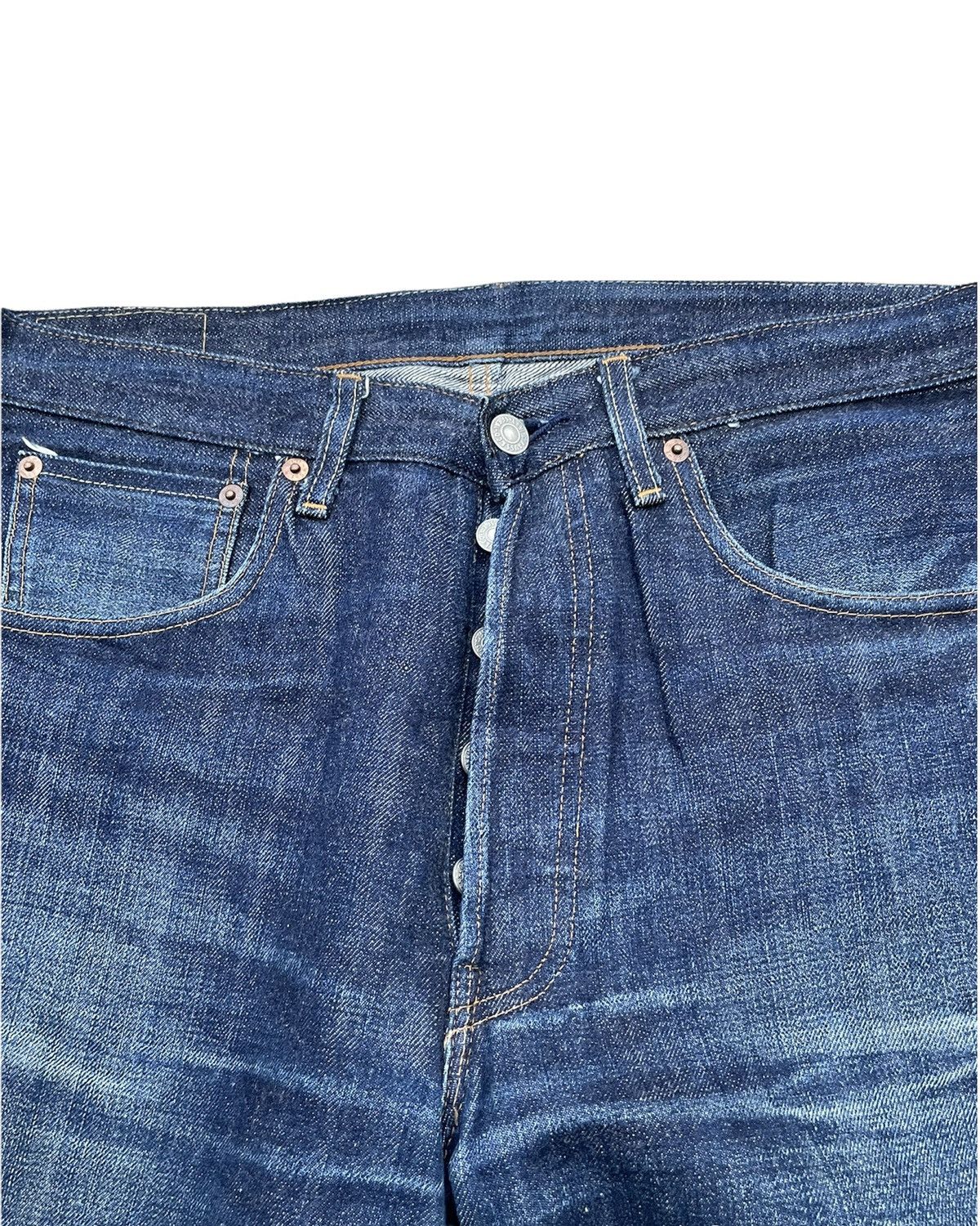 Levi's Vintage Levis 1999 501XX E 1955 Selvedge Denim Size US 32 / EU 48 - 12 Thumbnail