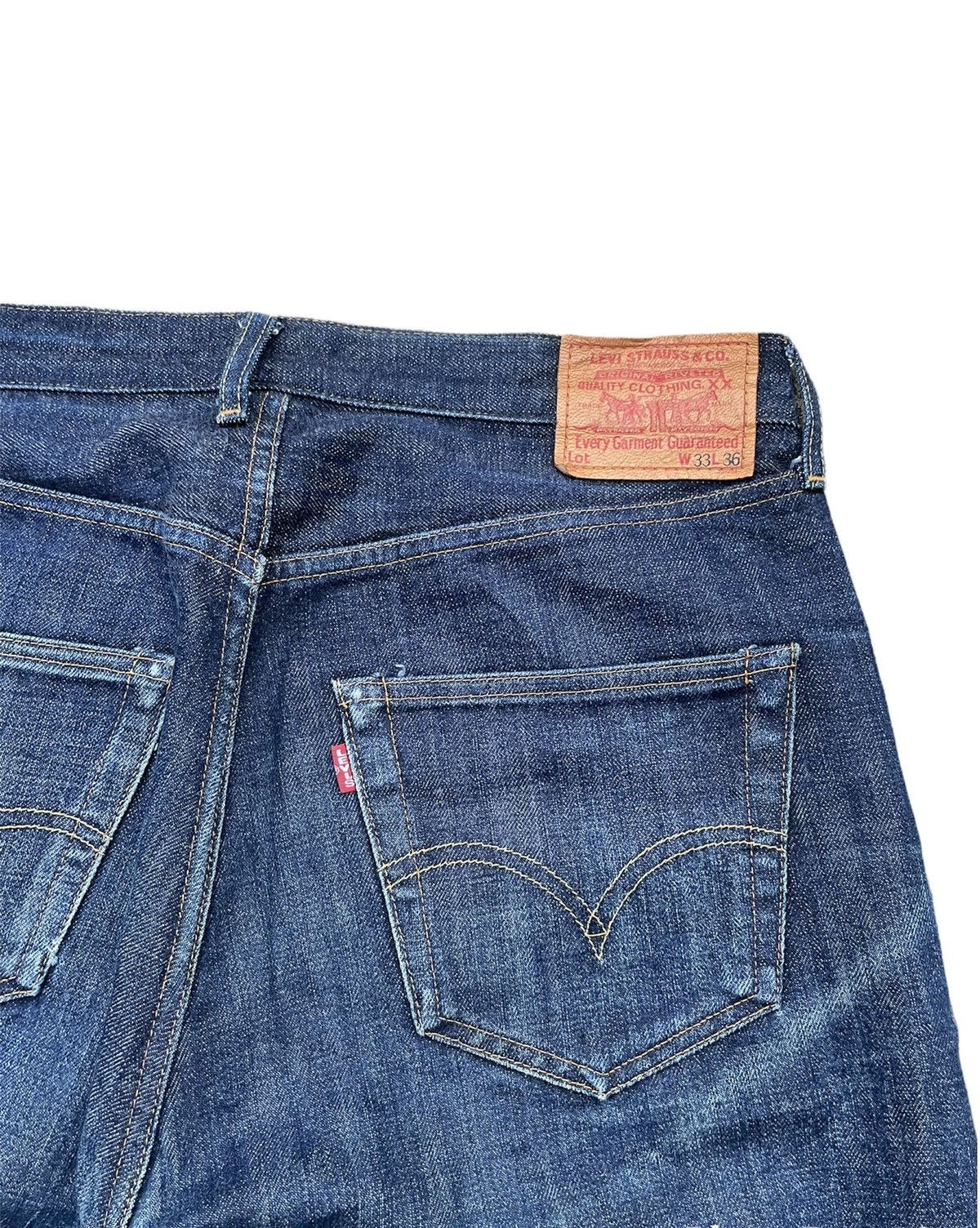 Levi's Vintage Levis 1999 501XX E 1955 Selvedge Denim Size US 32 / EU 48 - 14 Thumbnail