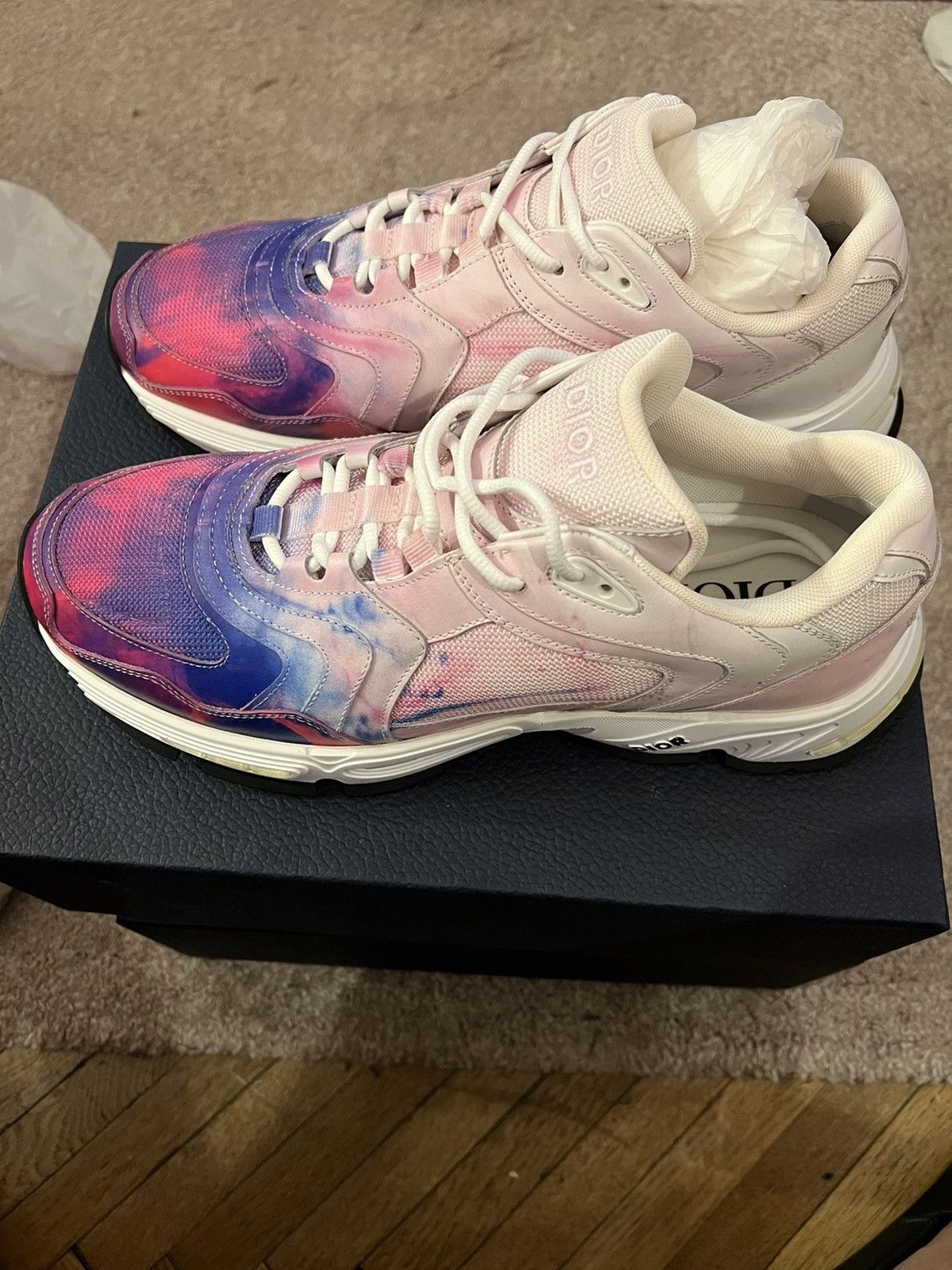 Dior *DSWT* CD1 BLUE/RED DIOR Sneaker Size 43 Size US 10 / EU 43 - 3 Thumbnail