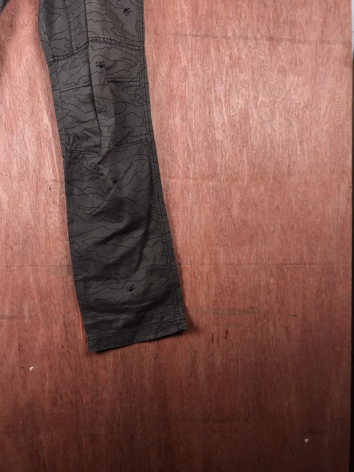 Japanese Brand Blue cross Skull utility Multipocket Cargo Pants #2298 Size US 28 / EU 44 - 3 Thumbnail