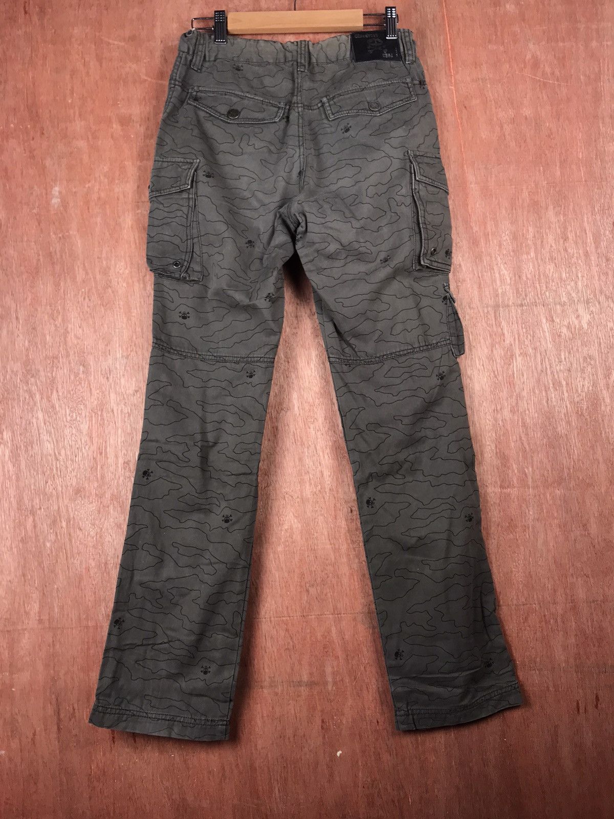 Japanese Brand Blue cross Skull utility Multipocket Cargo Pants #2298 Size US 28 / EU 44 - 7 Thumbnail