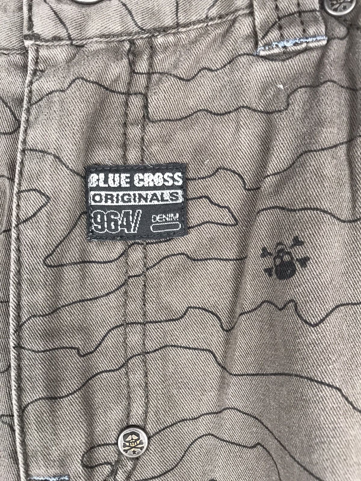 Japanese Brand Blue cross Skull utility Multipocket Cargo Pants #2298 Size US 28 / EU 44 - 6 Thumbnail