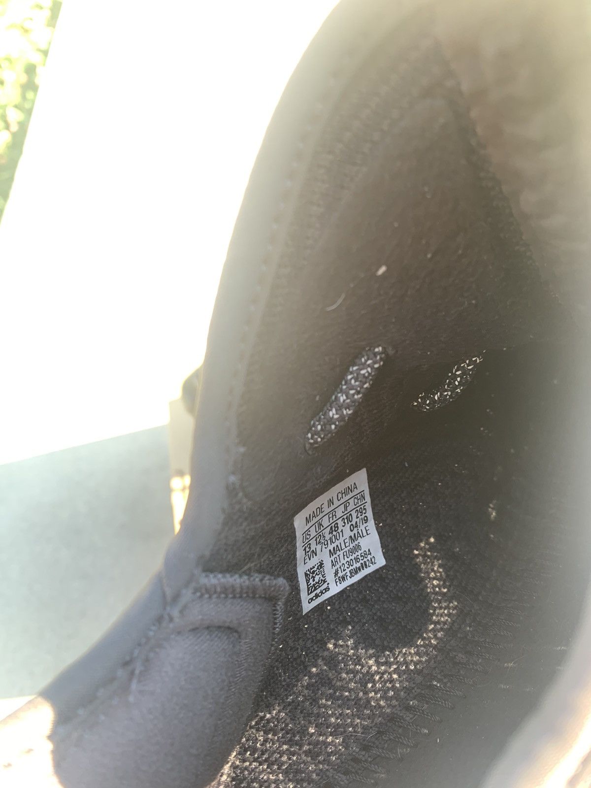 Adidas × Kanye West Yeezy Boost 350 V2 Black Non-Reflective 2019 Size US 13 / EU 46 - 7 Thumbnail