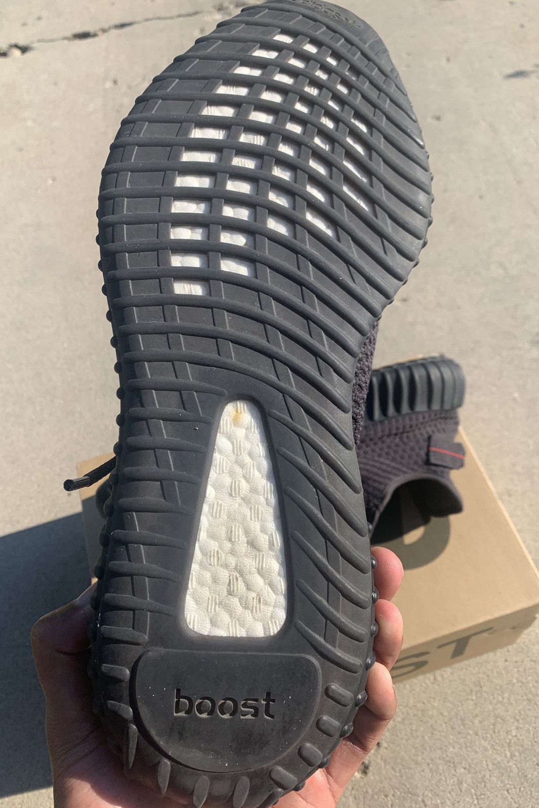 Adidas × Kanye West Yeezy Boost 350 V2 Black Non-Reflective 2019 Size US 13 / EU 46 - 3 Thumbnail