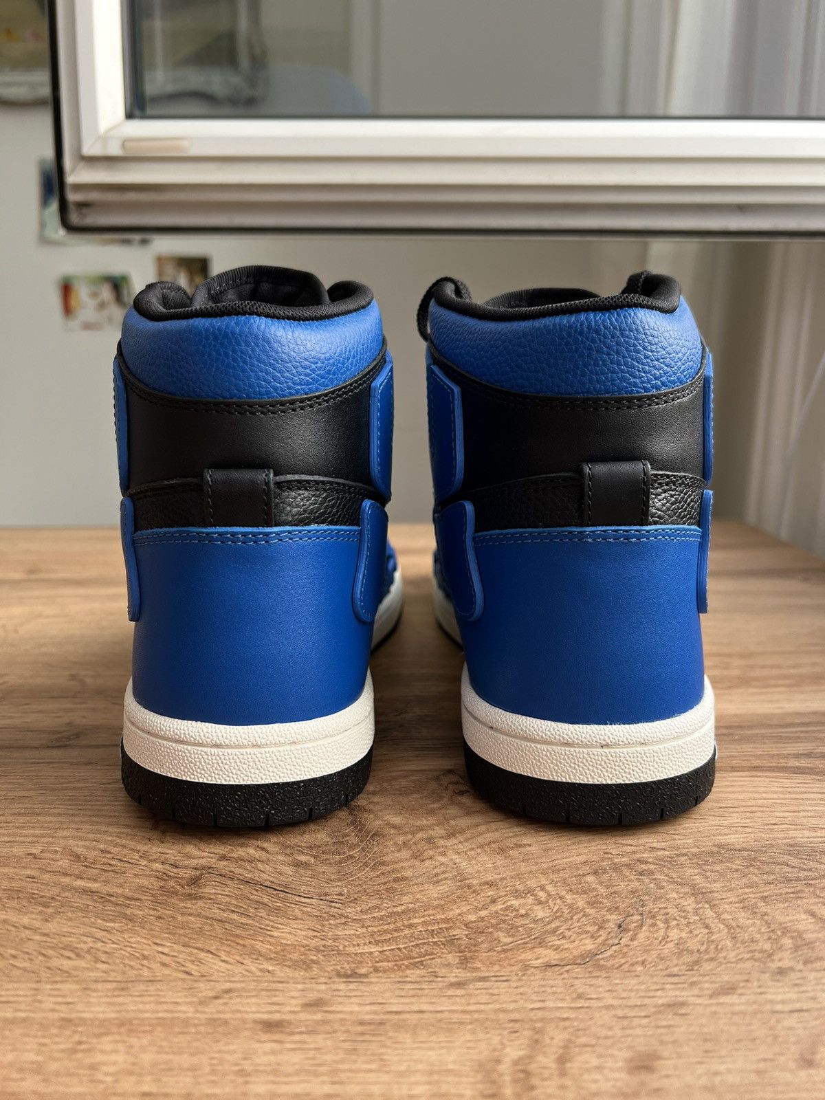 Amiri AMIRI SKEL HIGH SNEAKER BLACK BLUE SIZE 44 Size US 11 / EU 44 - 5 Thumbnail