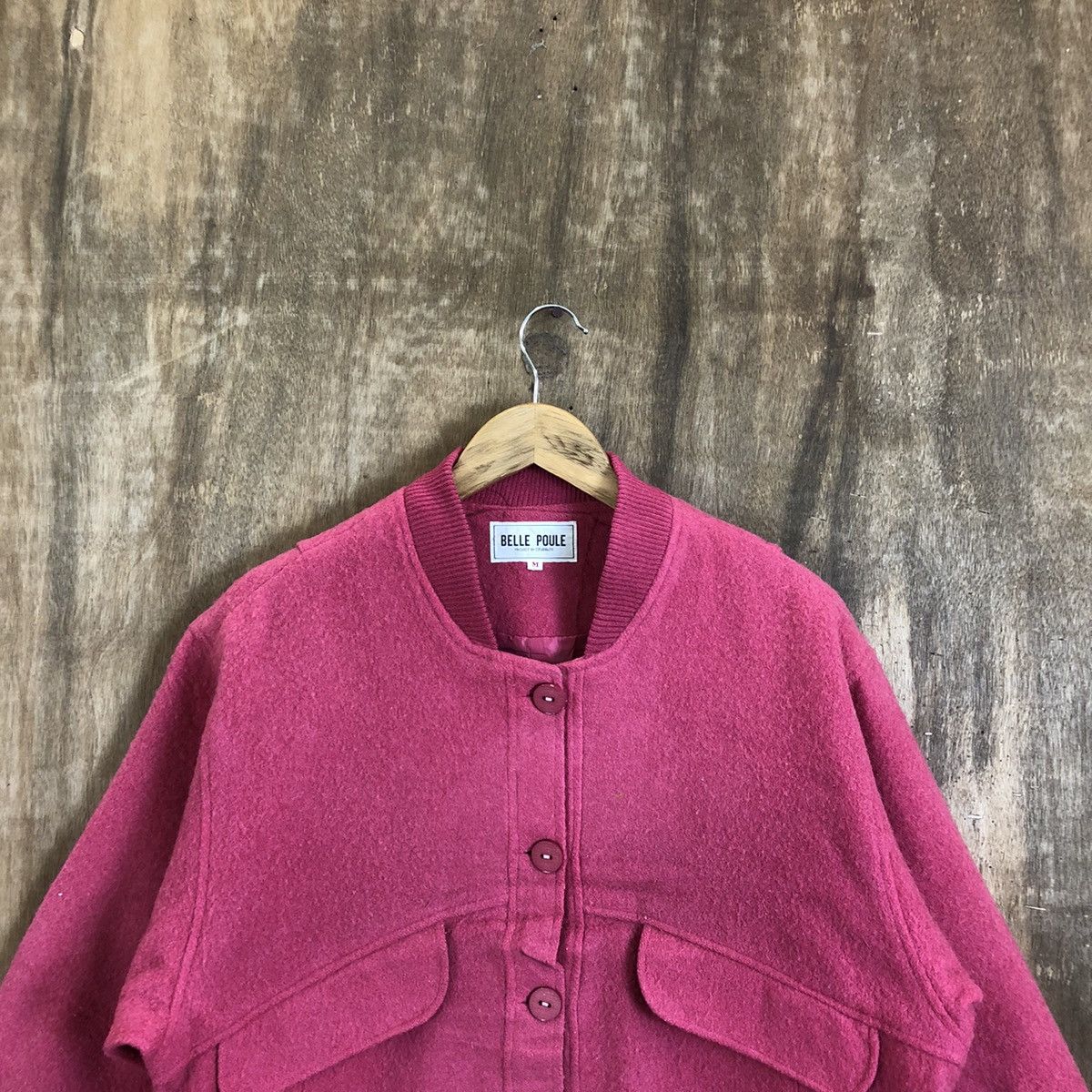 Japanese Brand DLL Belle Poule Pink Bombers Jacket #A1753 Size US M / EU 48-50 / 2 - 2 Thumbnail
