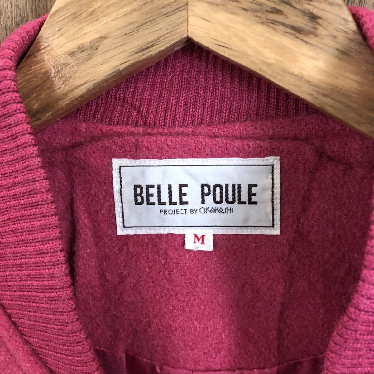 Japanese Brand DLL Belle Poule Pink Bombers Jacket #A1753 Size US M / EU 48-50 / 2 - 5 Thumbnail