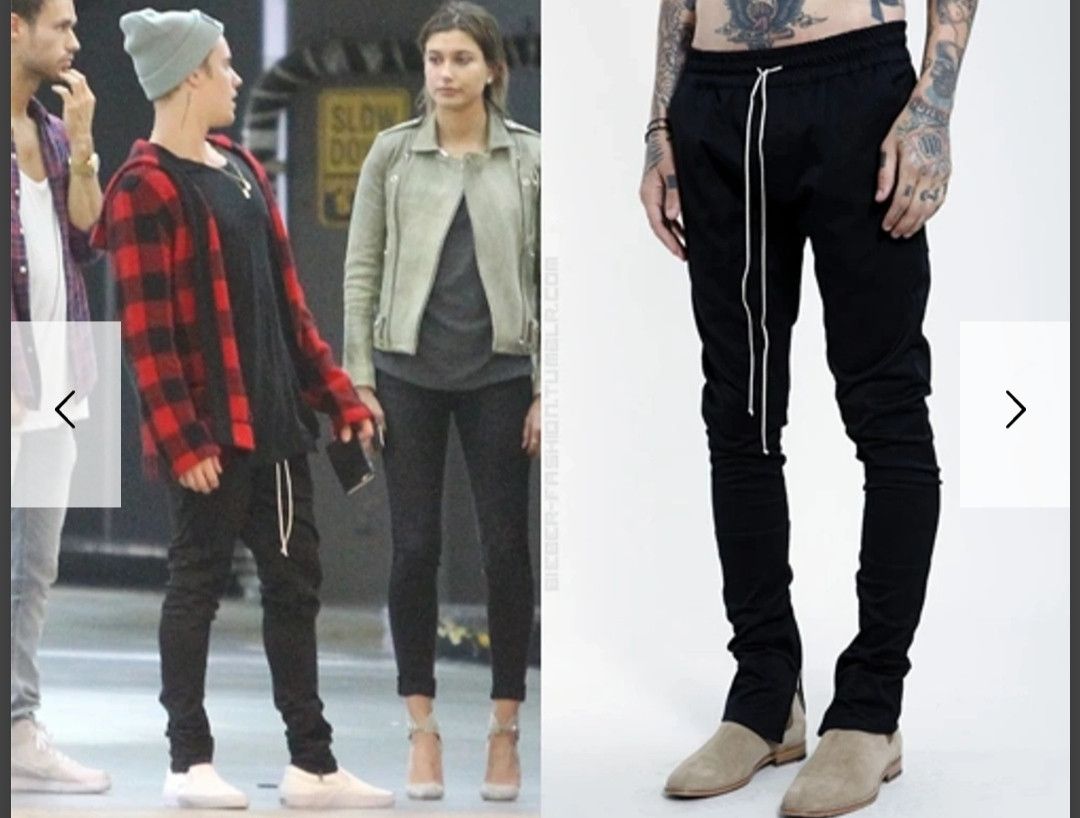 Fear of God Fear of God Third Collection 2014-2015 Black SkinyPants Size US 29 - 1 Thumbnail