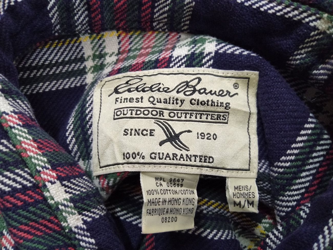 Eddie Bauer × Flannel × Japanese Brand Outdoor Outfitters EDDIE BAUER Homme Thick Flannel Shirt Size US M / EU 48-50 / 2 - 7 Thumbnail