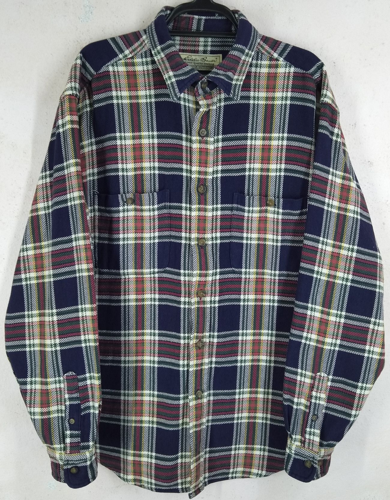 Eddie Bauer × Flannel × Japanese Brand Outdoor Outfitters EDDIE BAUER Homme Thick Flannel Shirt Size US M / EU 48-50 / 2 - 1 Thumbnail
