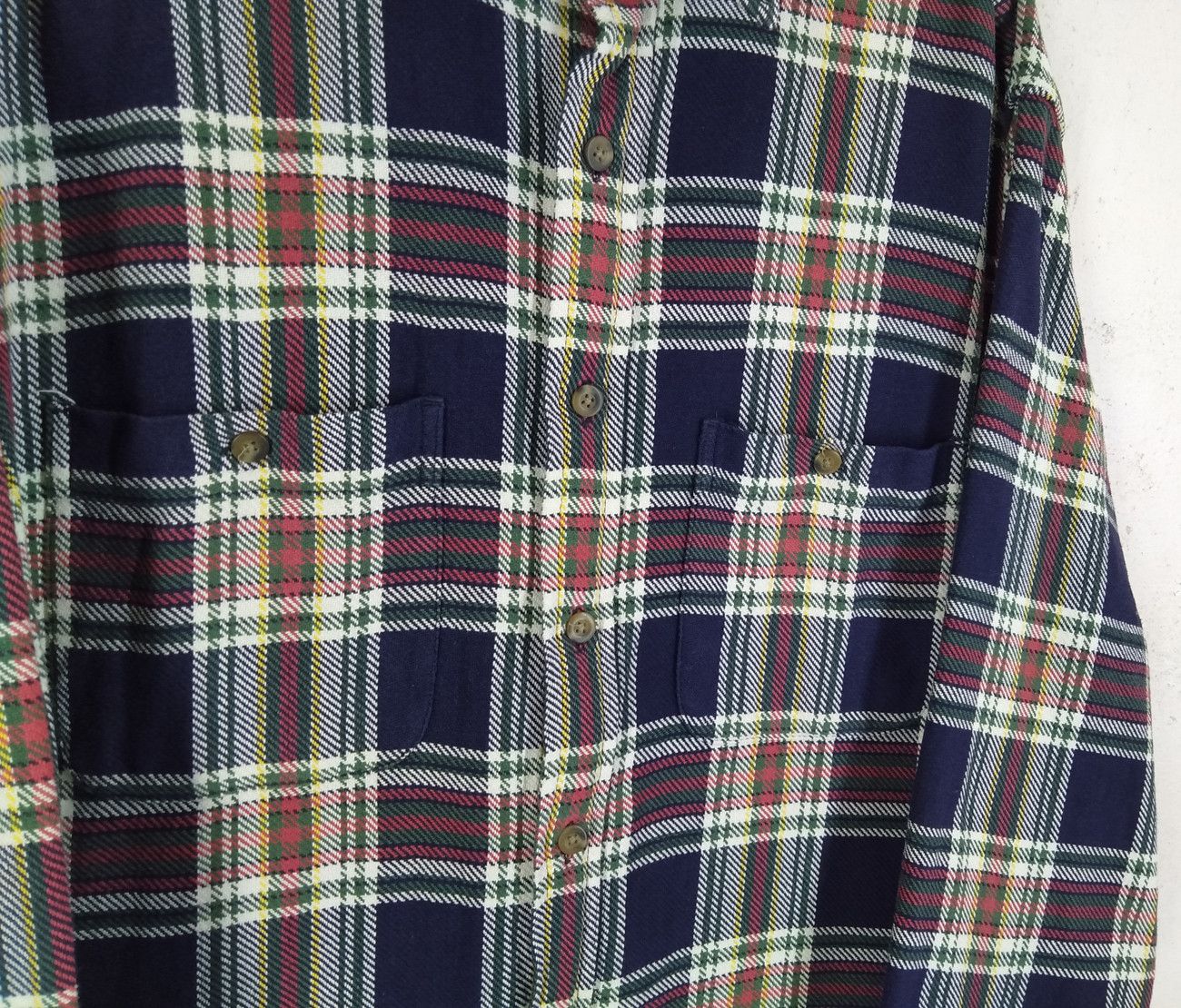 Eddie Bauer × Flannel × Japanese Brand Outdoor Outfitters EDDIE BAUER Homme Thick Flannel Shirt Size US M / EU 48-50 / 2 - 4 Thumbnail