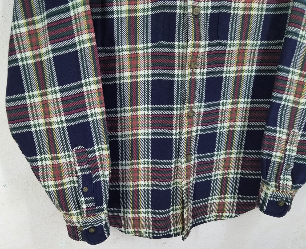 Eddie Bauer × Flannel × Japanese Brand Outdoor Outfitters EDDIE BAUER Homme Thick Flannel Shirt Size US M / EU 48-50 / 2 - 3 Thumbnail