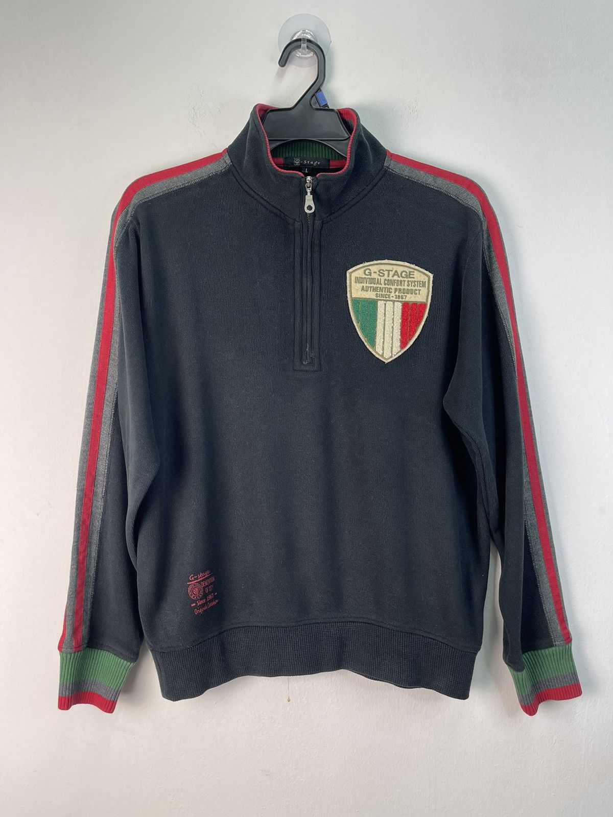 Japanese Brand × Vintage 🔥Vintage G-Stage Italia Side Tape Design Embroidery Jacket Size US L / EU 52-54 / 3 - 1 Thumbnail