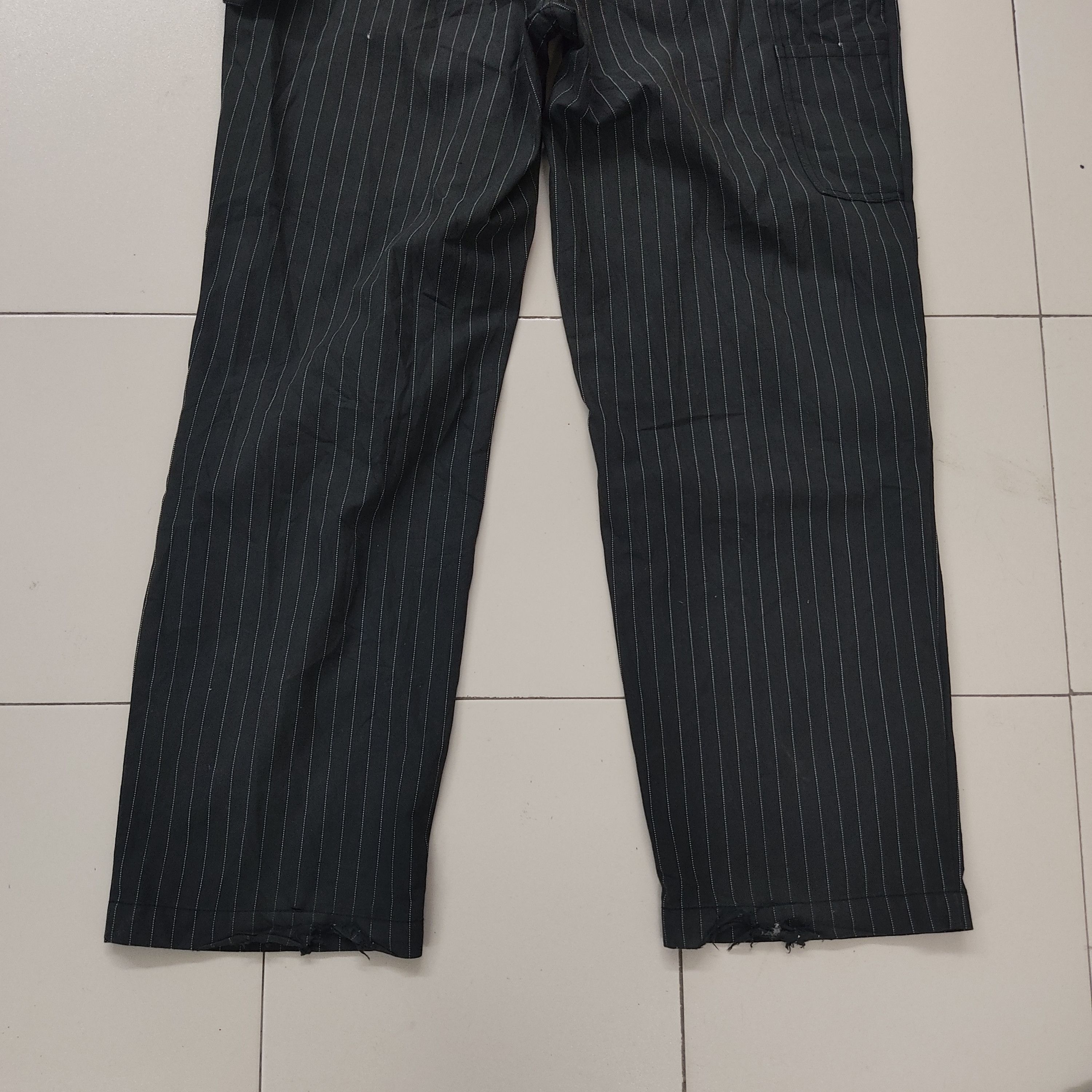 Japanese Brand 💥Stripe Hummer Workers Coverall Size US 39 - 12 Thumbnail