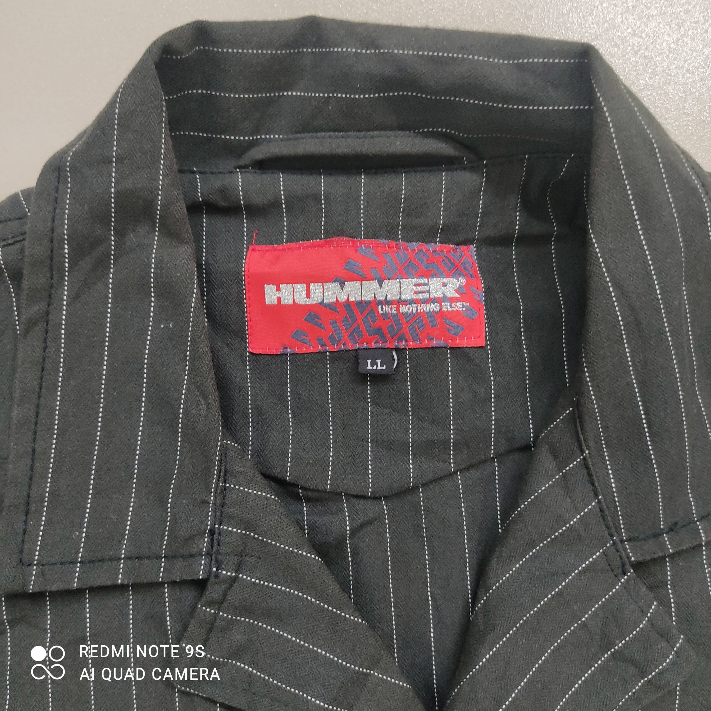 Japanese Brand 💥Stripe Hummer Workers Coverall Size US 39 - 9 Thumbnail