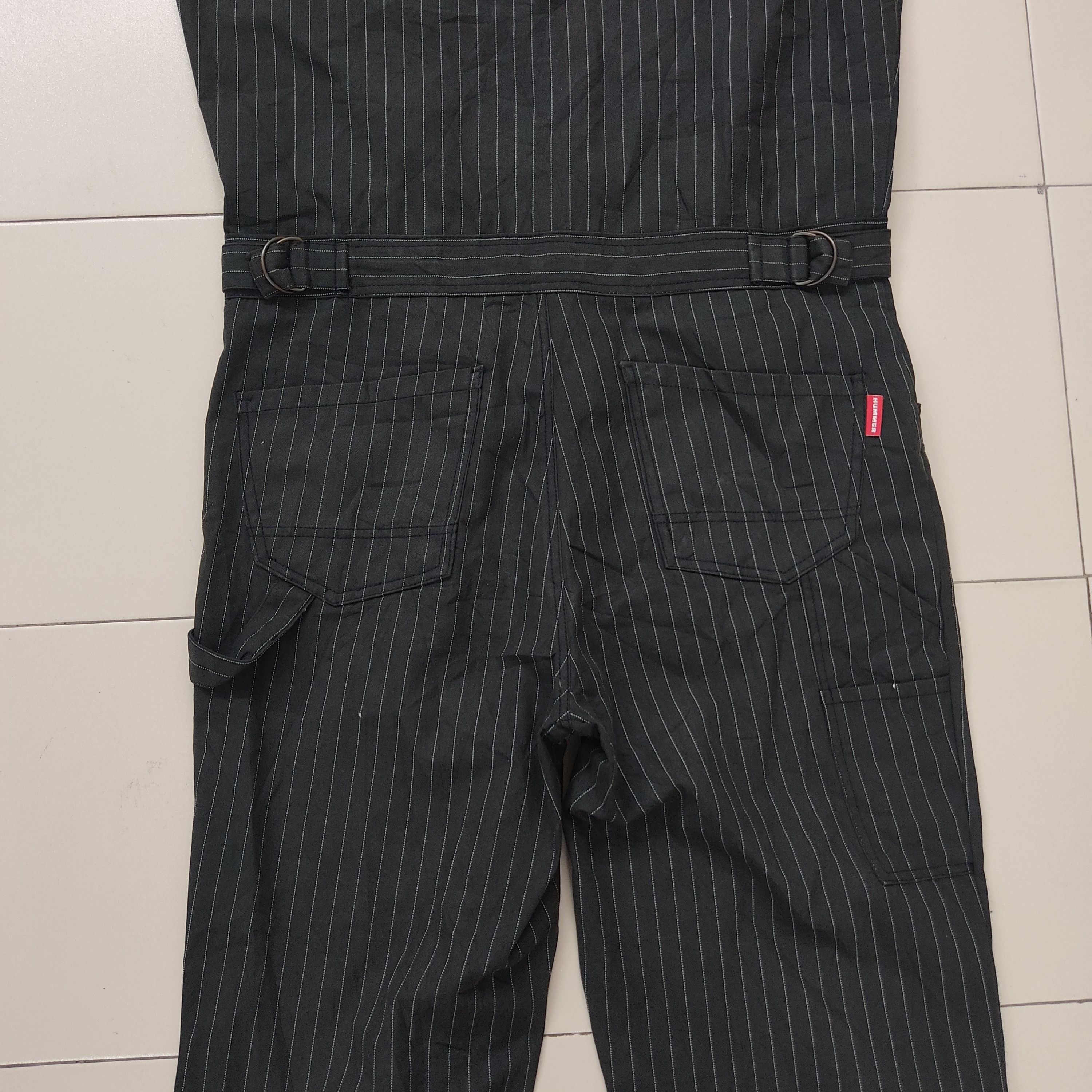 Japanese Brand 💥Stripe Hummer Workers Coverall Size US 39 - 11 Thumbnail
