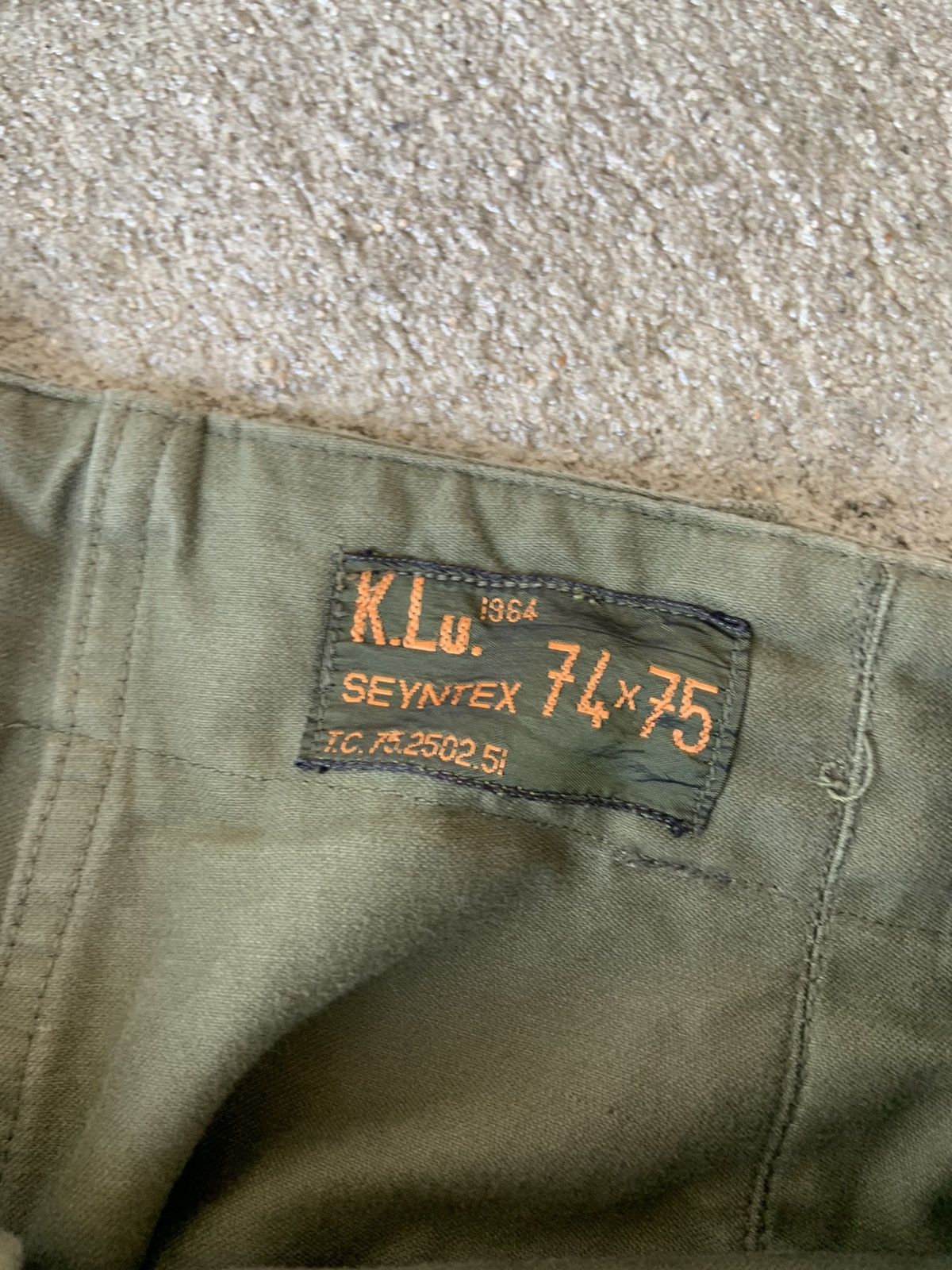 Vintage Vintage 1964 Seyntex Military Surplus Pants Size US 30 / EU 46 - 4 Thumbnail