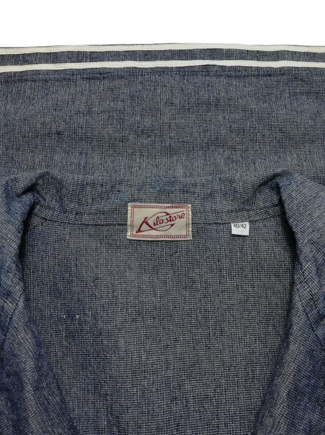 Handmade × Japanese Brand × Vintage 🔥Vintage Japan Navy Blue Dress Jumper Uniform Denim Shirt Size US S / EU 44-46 / 1 - 11 Thumbnail