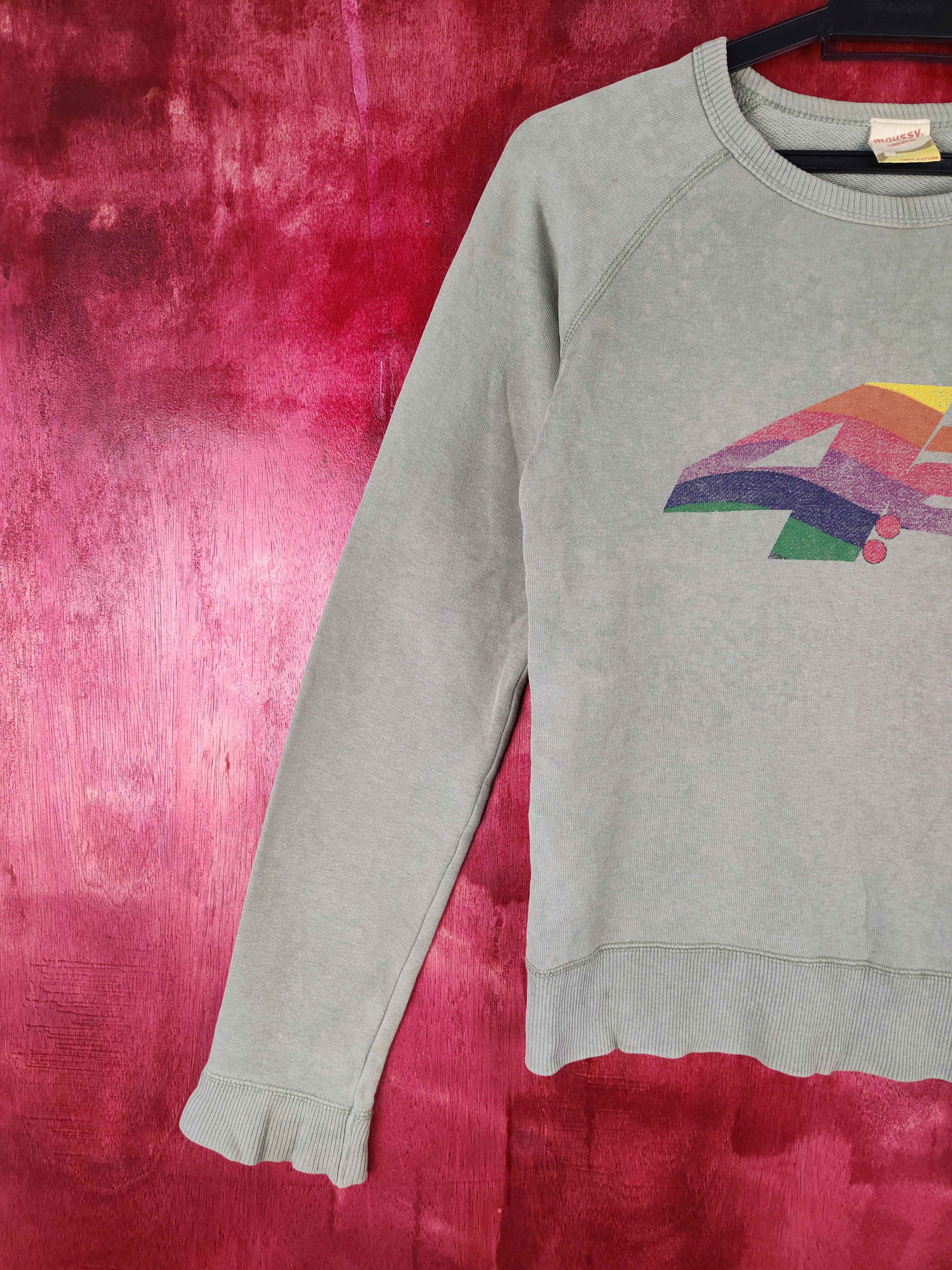Japanese Brand Moussy Original art japan Sweater #3247 Size S / US 4 / IT 40 - 4 Thumbnail