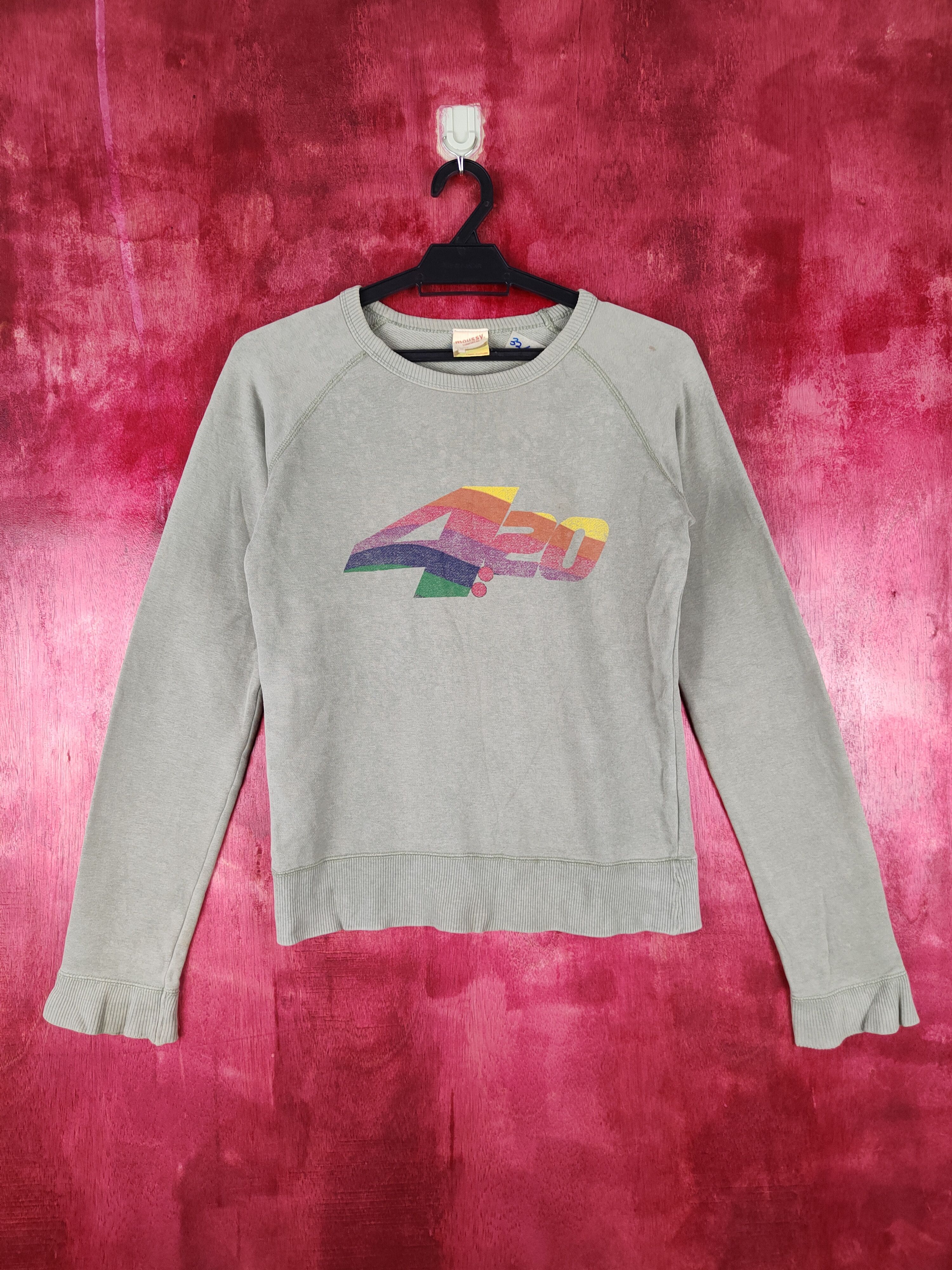Japanese Brand Moussy Original art japan Sweater #3247 Size S / US 4 / IT 40 - 1 Thumbnail