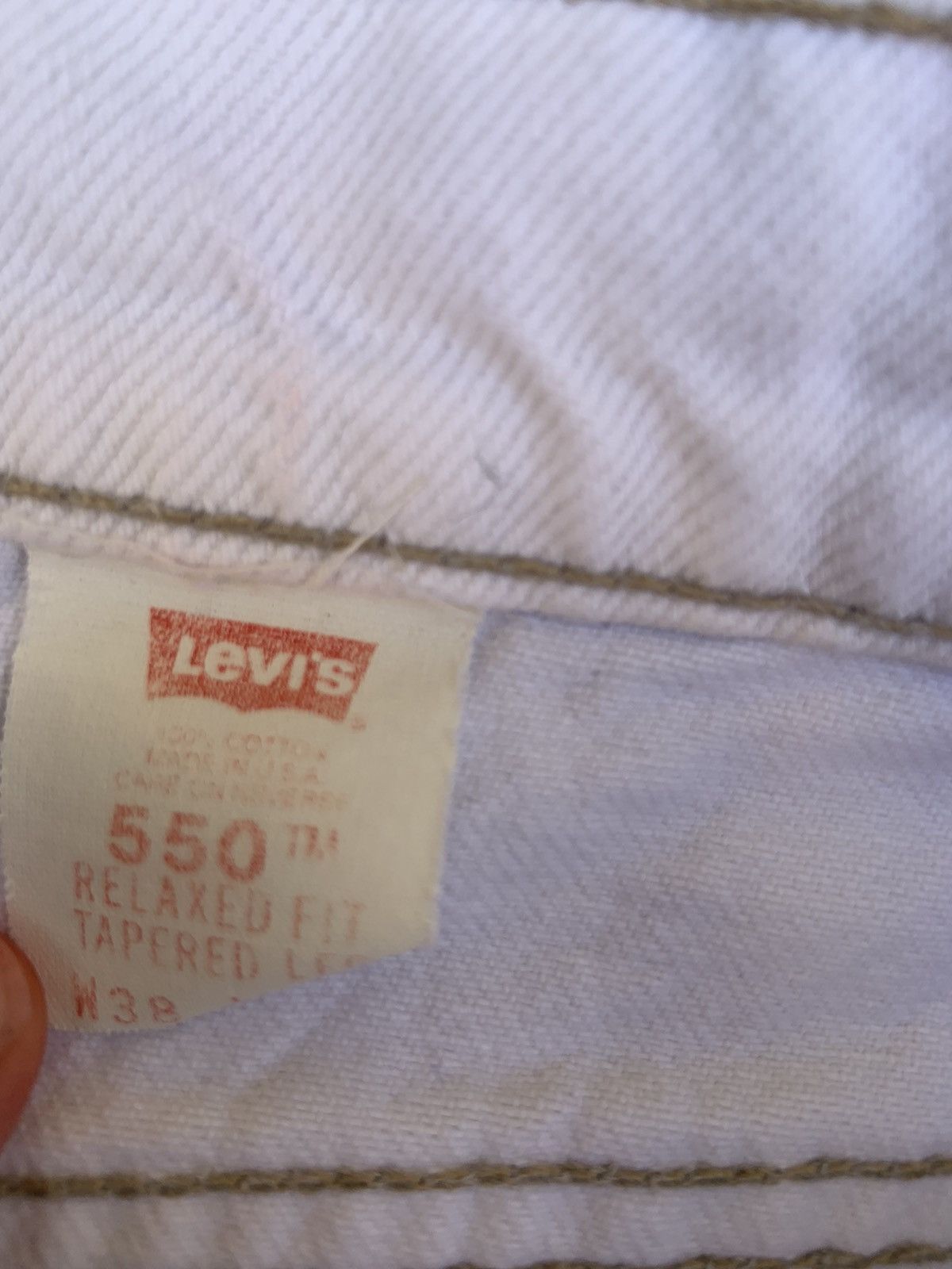 Levi's Vintage levis 550 denim jeans Size US 36 / EU 52 - 7 Thumbnail