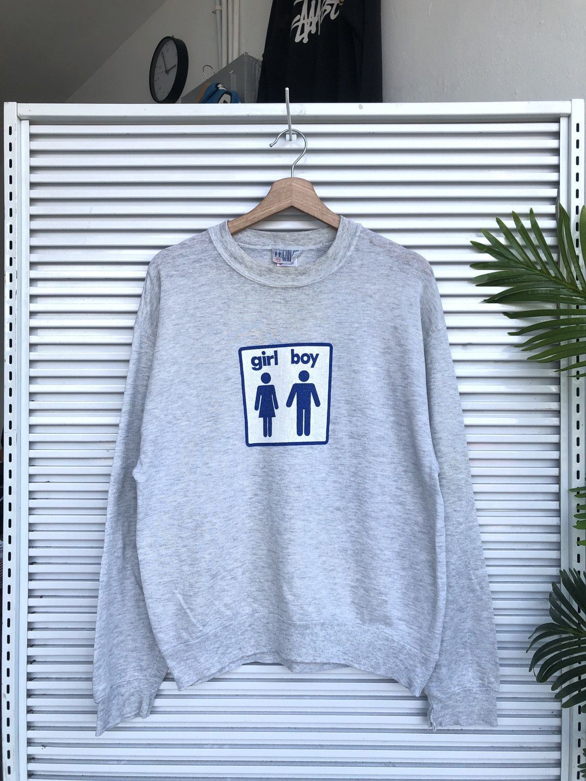 Hook-Ups Vintage Girl and Boy USA Crewneck / Skateboard Birdhouse Size US M / EU 48-50 / 2 - 1 Thumbnail