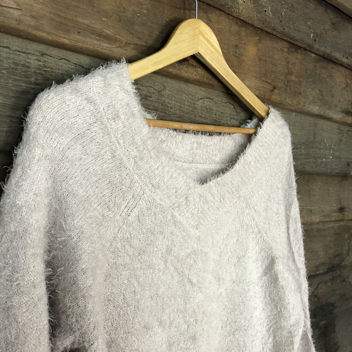 Homespun Knitwear × Japanese Brand Hypen World Gallery Shag Shaggy Fur Mohair Knitwear #7022 Size S / US 4 / IT 40 - 6 Thumbnail
