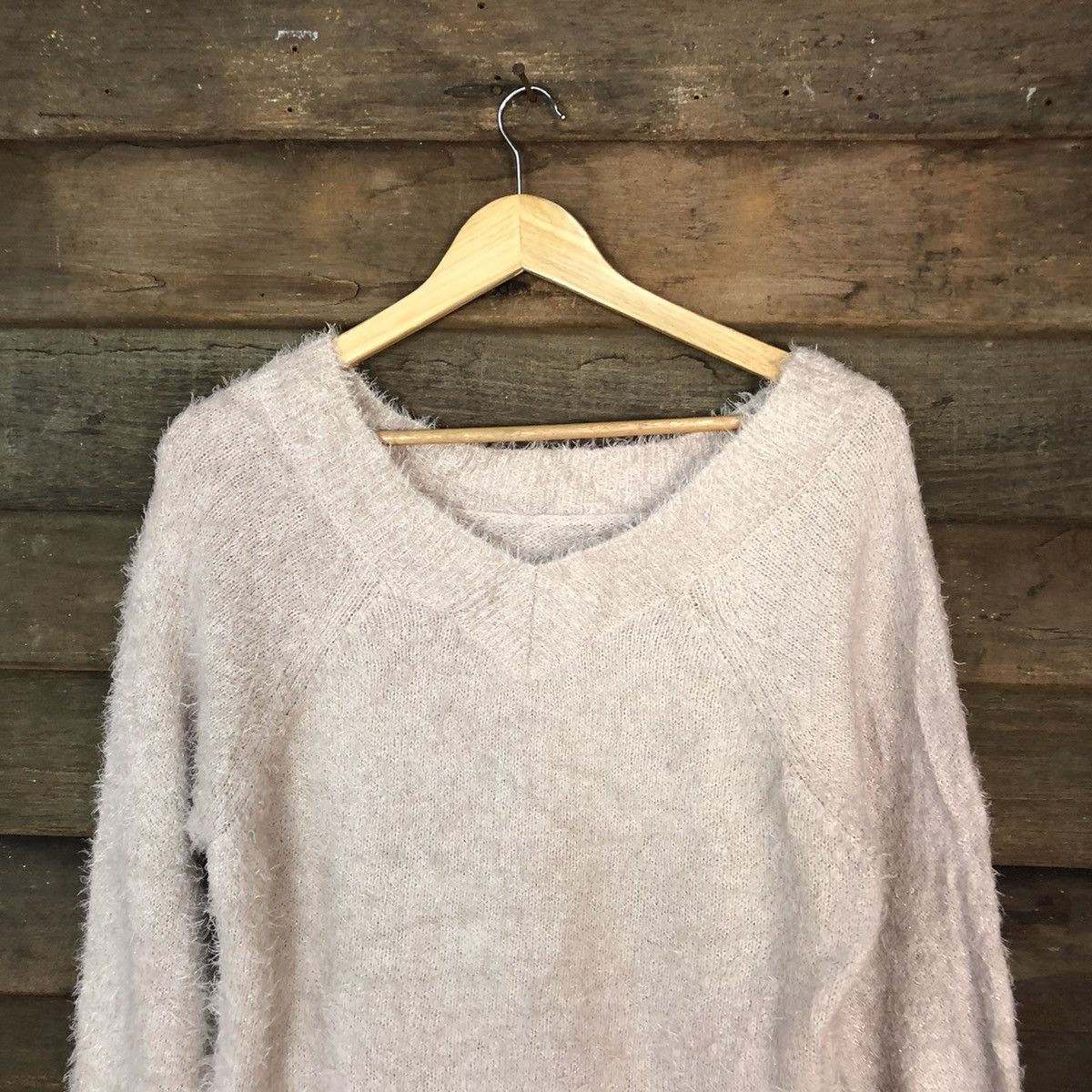 Homespun Knitwear × Japanese Brand Hypen World Gallery Shag Shaggy Fur Mohair Knitwear #7022 Size S / US 4 / IT 40 - 2 Thumbnail