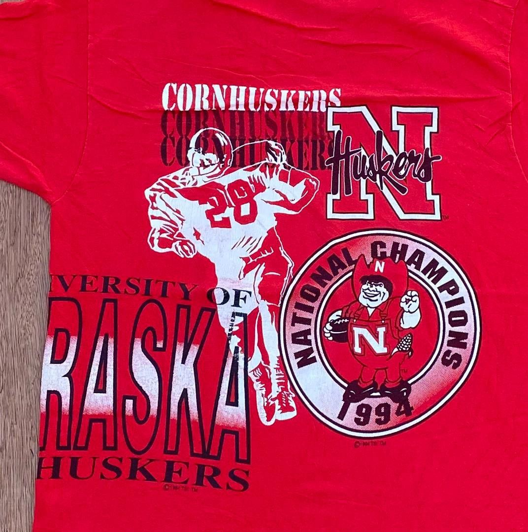 NFL × Vintage vintage tee huskers NFL A 16 Size US L / EU 52-54 / 3 - 4 Thumbnail