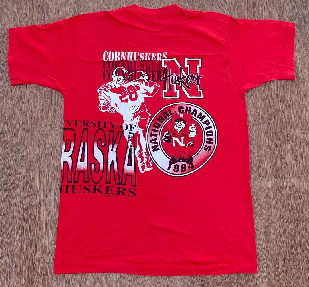 NFL × Vintage vintage tee huskers NFL A 16 Size US L / EU 52-54 / 3 - 3 Thumbnail